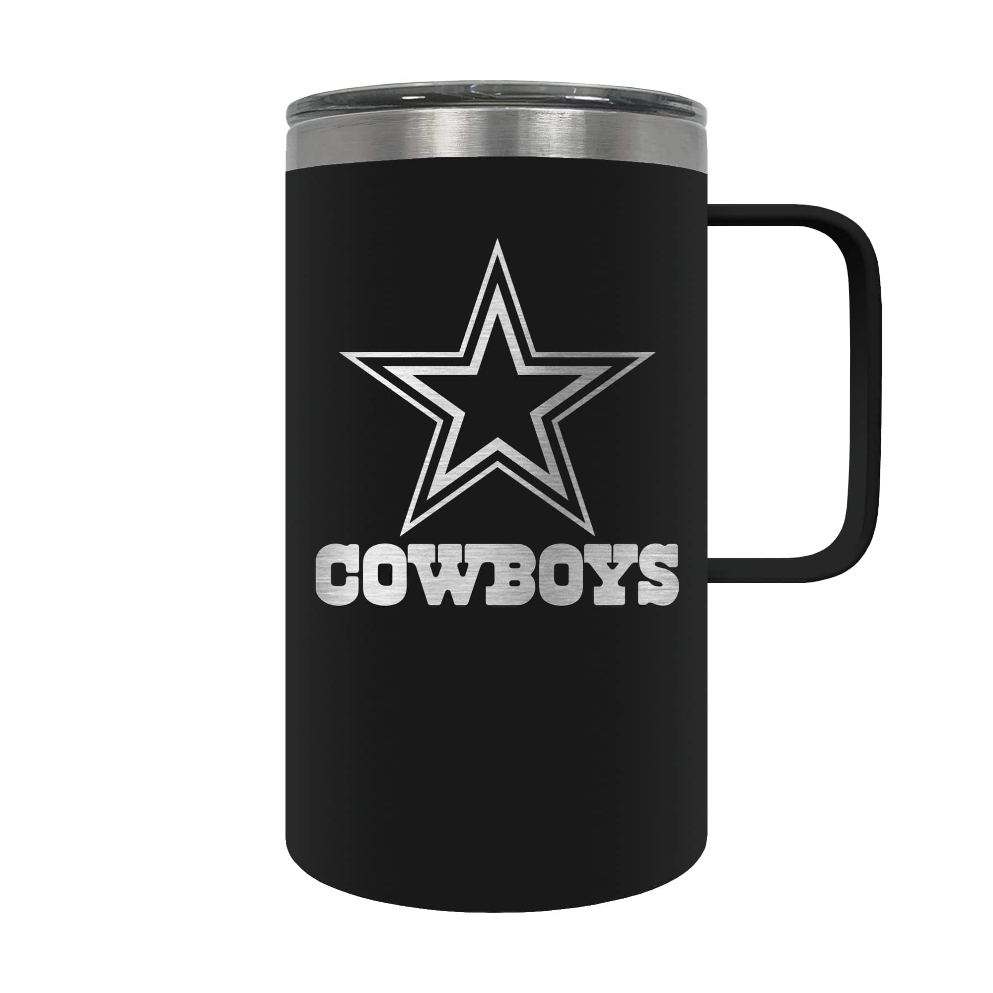 Great American Products - Dallas Cowboys 18oz. Hustle Travel Mug - Black