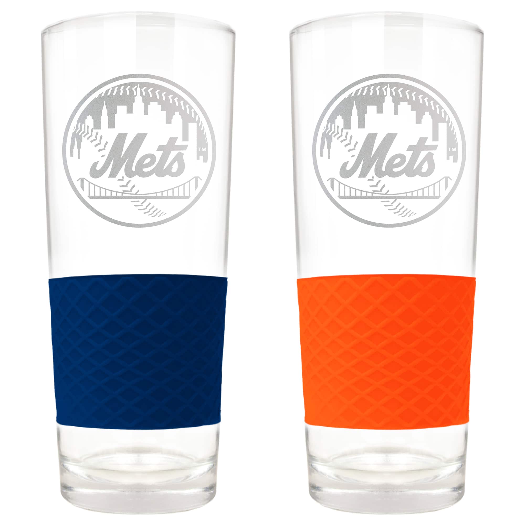 Great American Products - 22oz. Logo Score Pint Glass Two-Piece Set - Multicolor