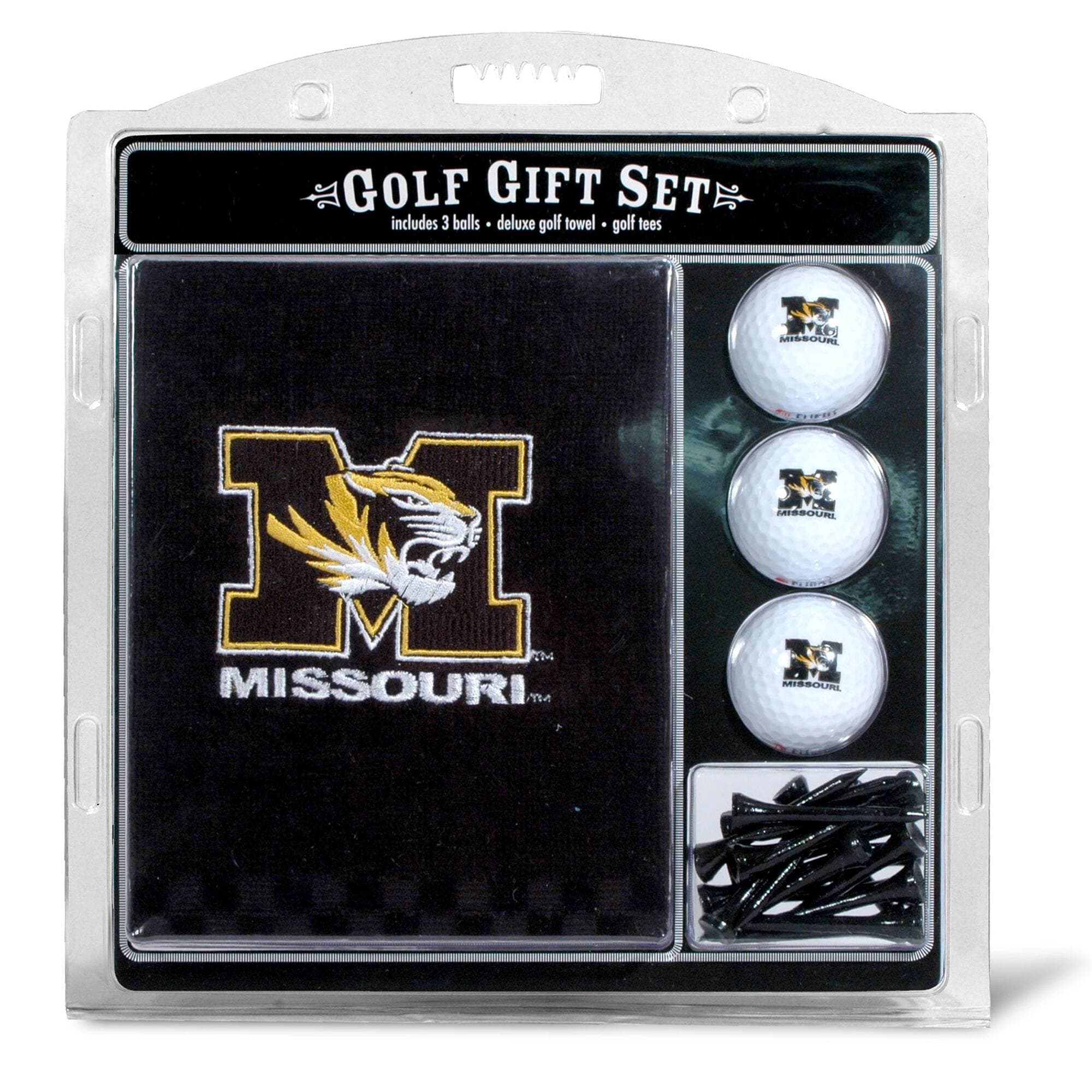Team Golf - Missouri Tigers Embroidered Golf Gift Set - Multicolor