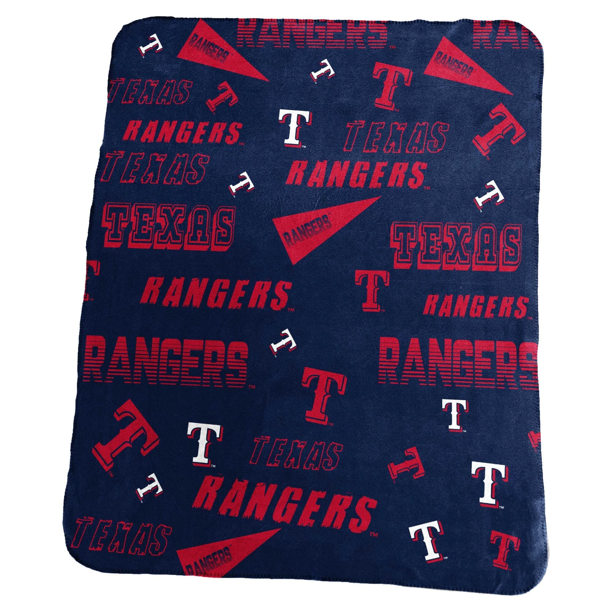 Logo Brands - Texas Rangers 50" x 60" Classic Fleece Blanket - Multicolor
