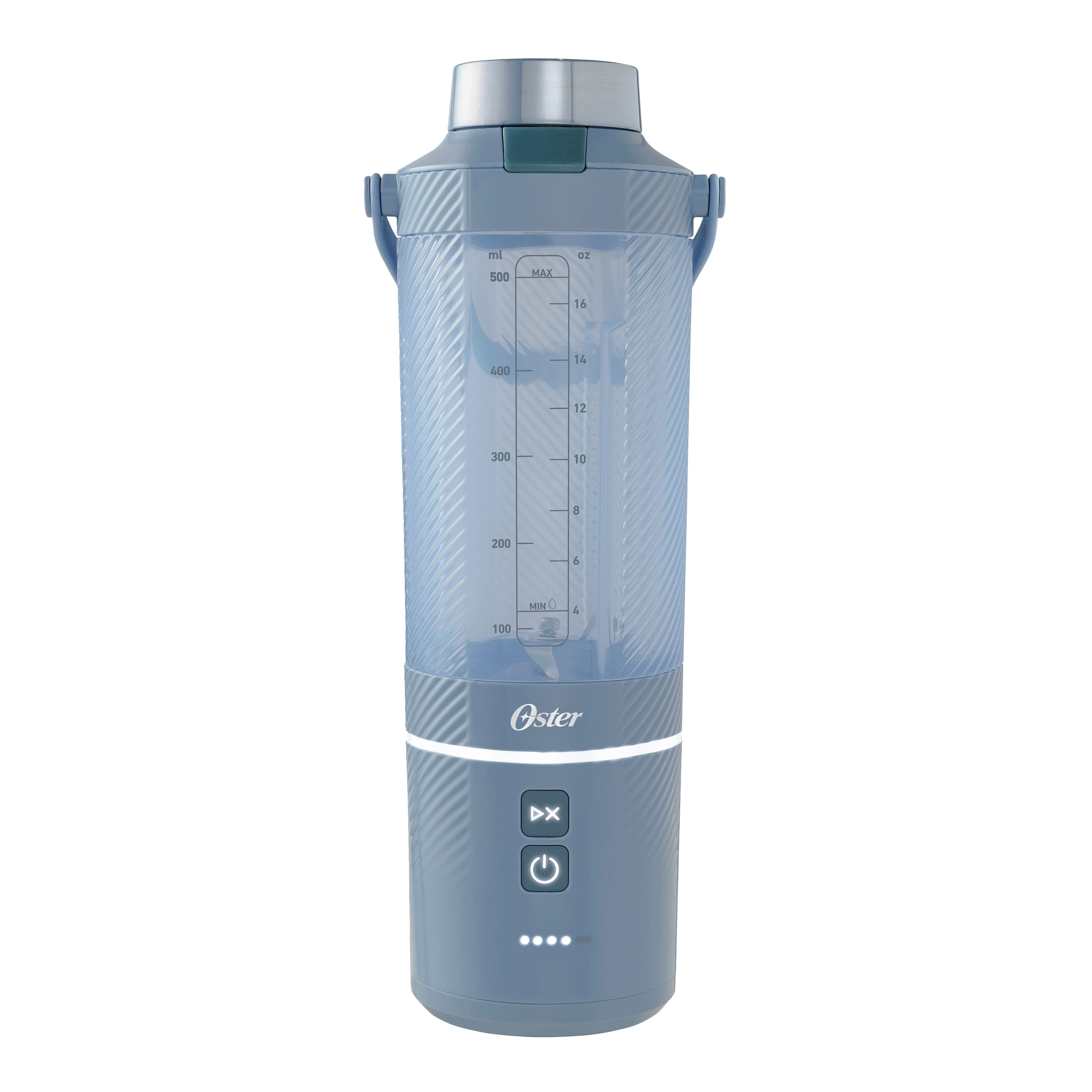 Oster - GoMAX Portable Blender, Smoothie Blender, Personal Blender - Morning Haze Blue