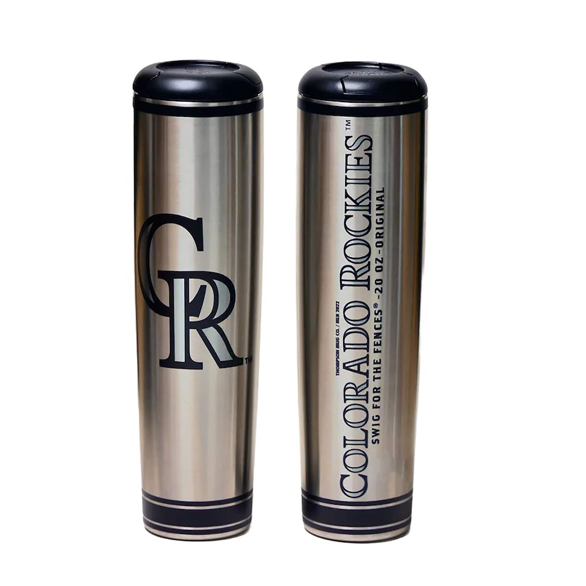 Dugout Mugs - Colorado Rockies 20oz. Metal Bat Tumbler - Multicolor