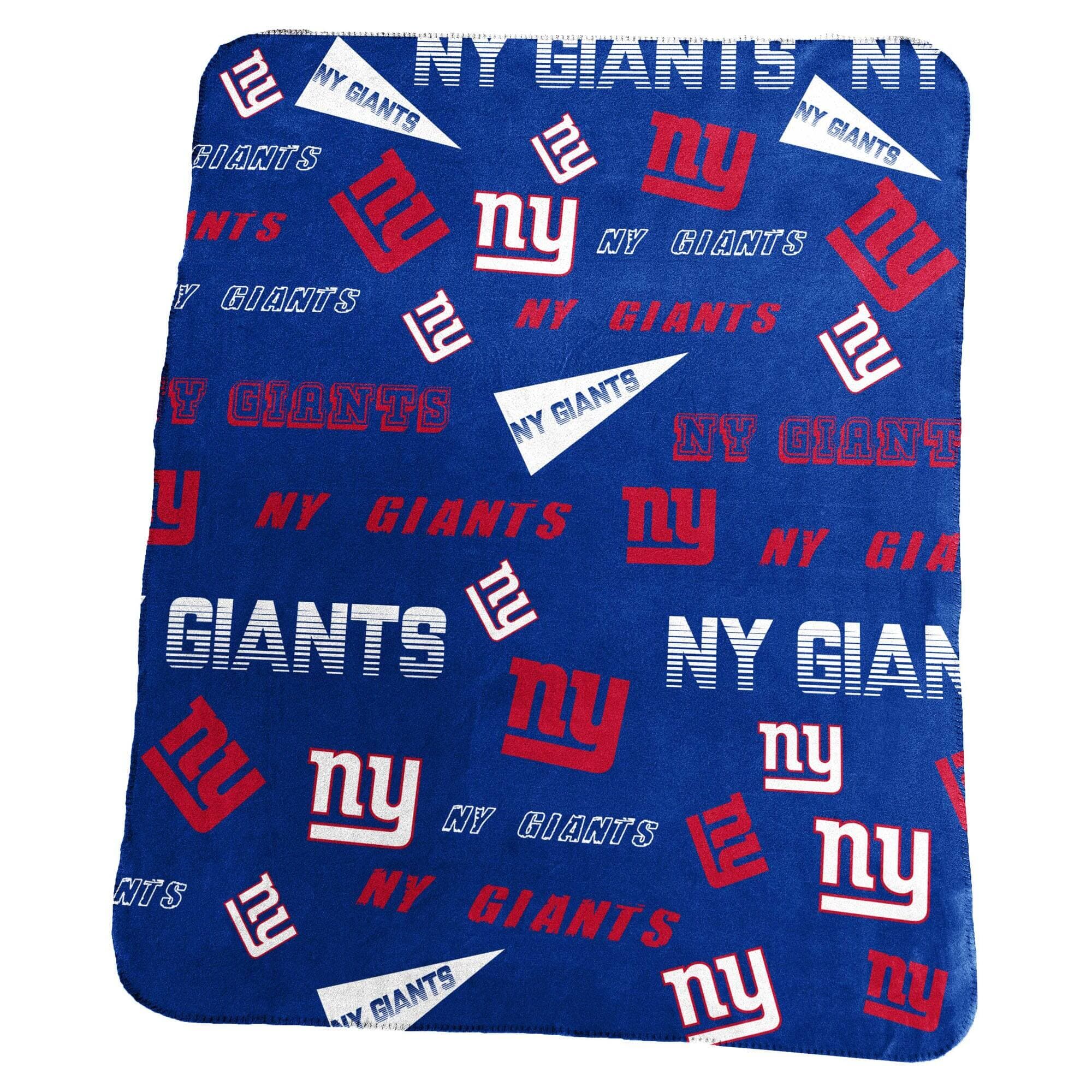 Logo Brands - New York Giants 50" x 60" Classic Fleece Blanket - Multicolor