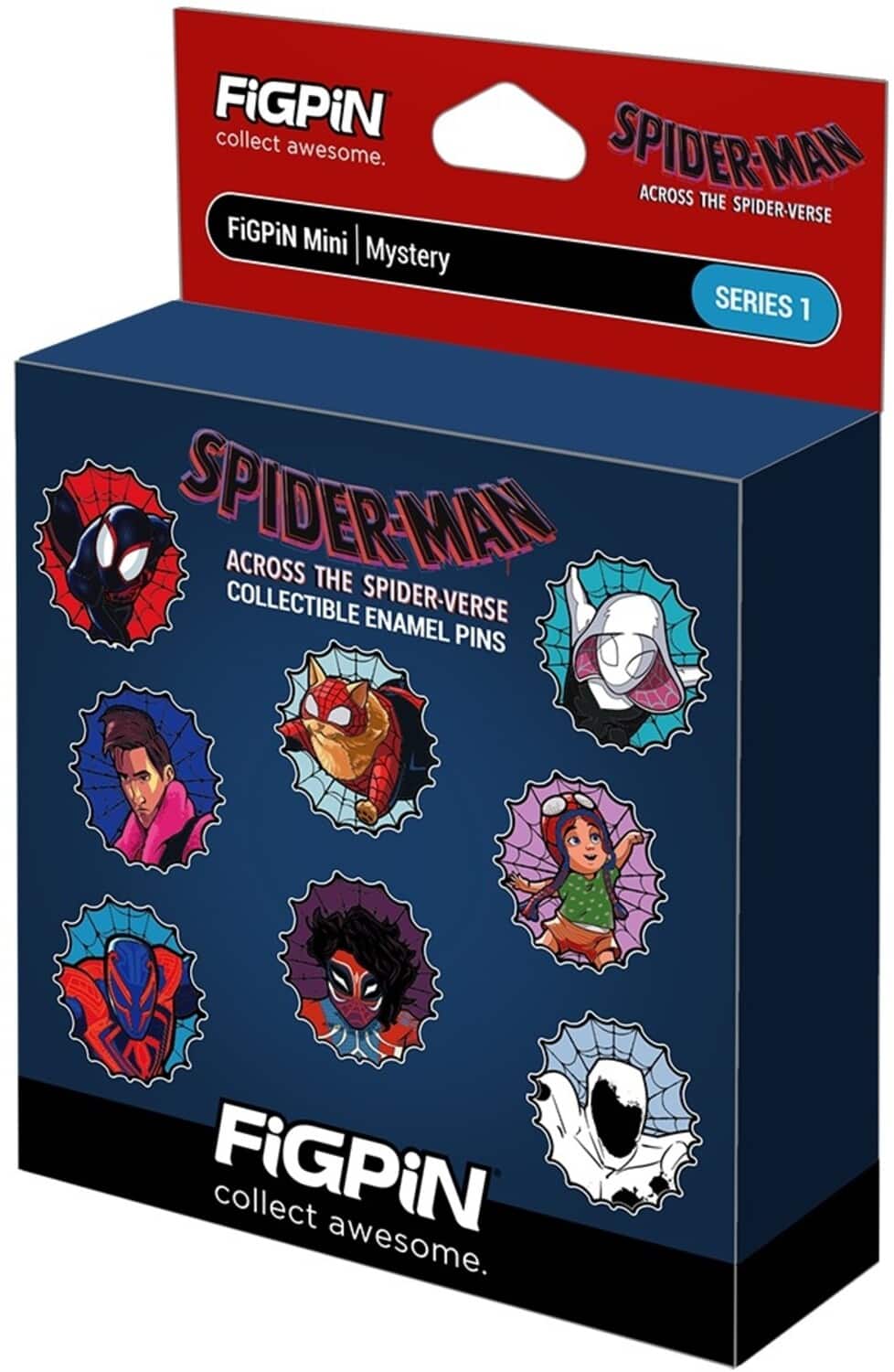 PopMarket - FiGPiN - Mystery Mini Pin - Spider-Man Across the Spider-Verse - Series 1 - 1 Pin - Collectibles - Multicolor