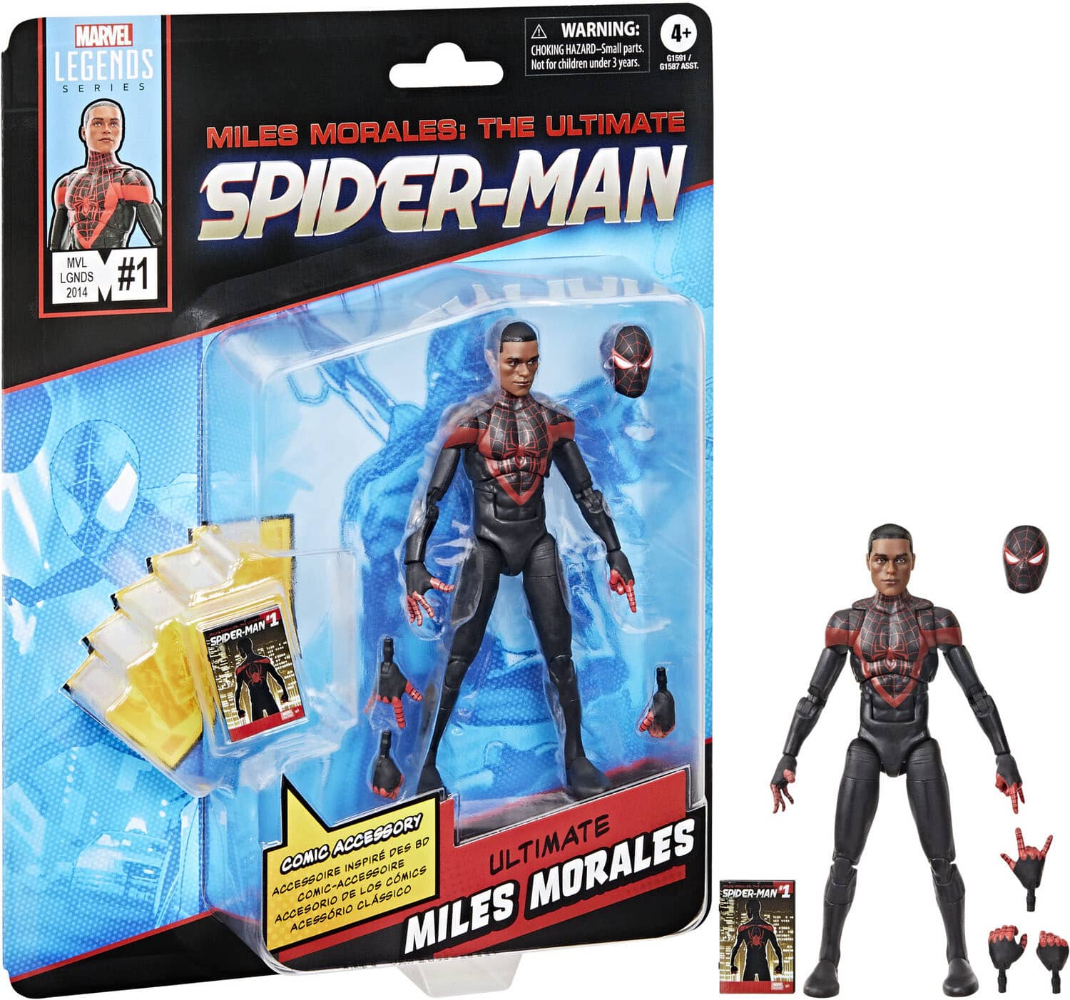 Hasbro - Collectibles - Miles Morales: The Ultimate Spider-Man - Marvel Legends - Ultimate Miles - Collectibles - Multicolor