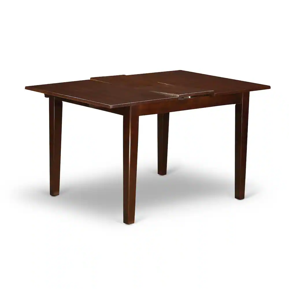 East West Furniture - 3 Piece Dining Room Table Set - Red