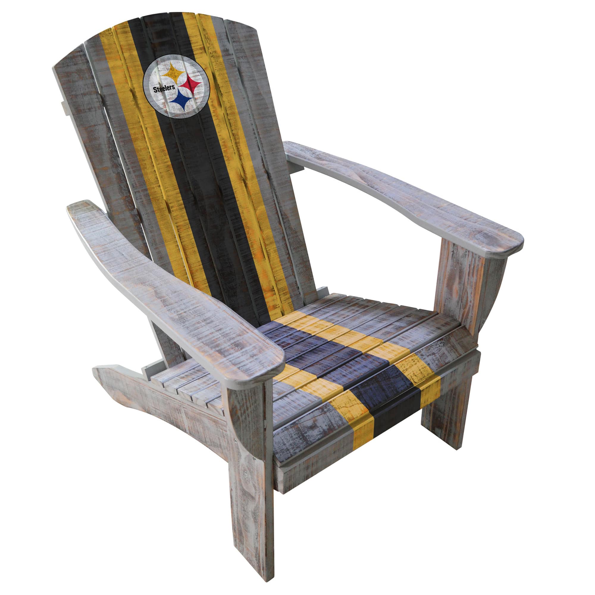Imperial - Pittsburgh Steelers Wooden Adirondack Chair - Multicolor