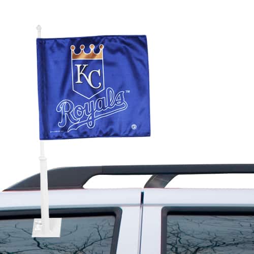 WinCraft - Kansas City Royals Double-Sided Car Flag - Royal Blue - Multicolor
