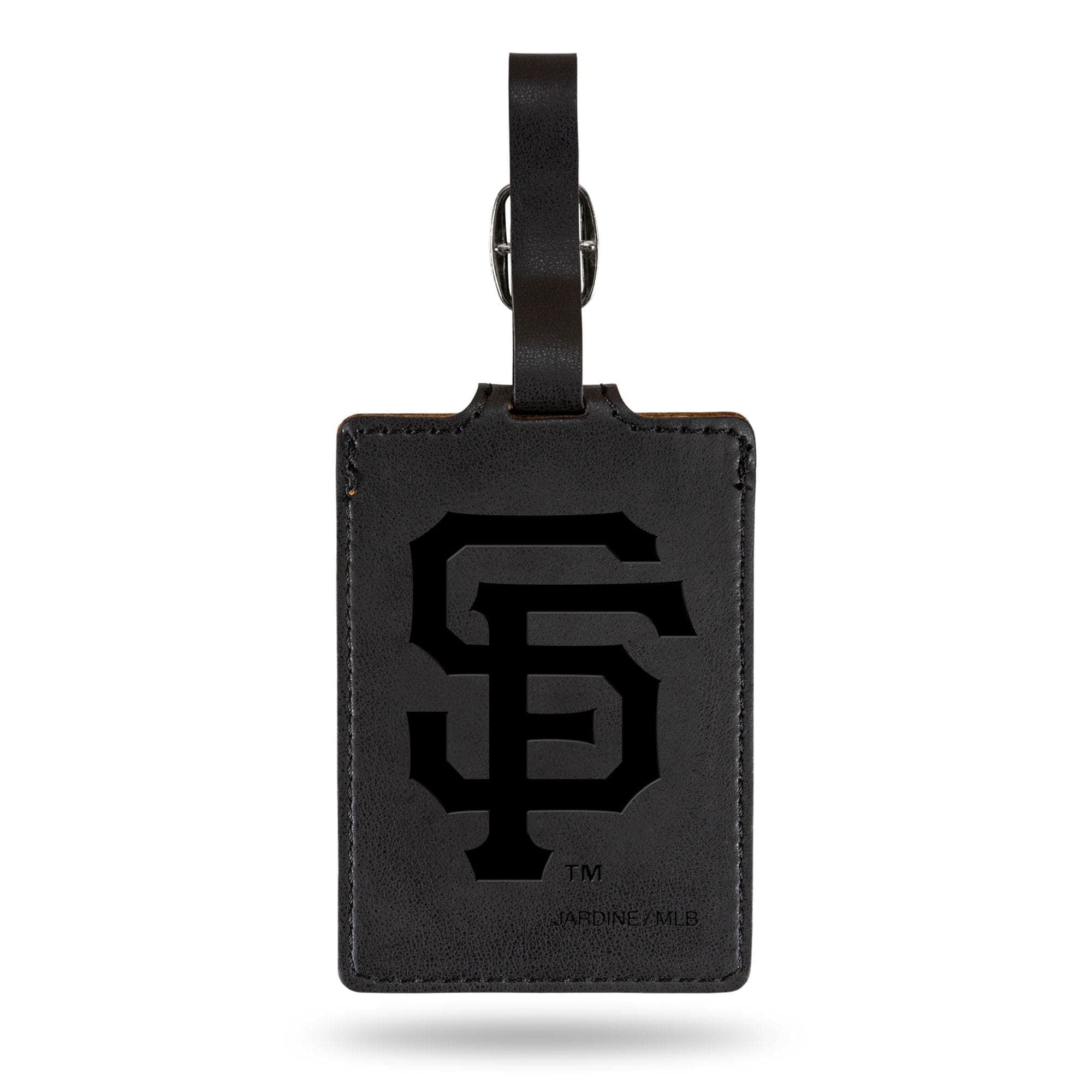 Jardine - San Francisco Giants Ultra Suede Luggage Tag - Black