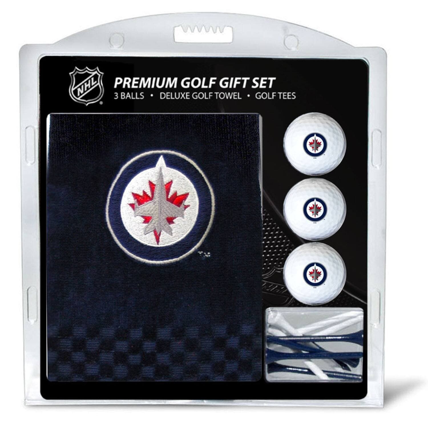 Team Golf - Winnipeg Jets Embroidered Golf Gift Set - Multicolor