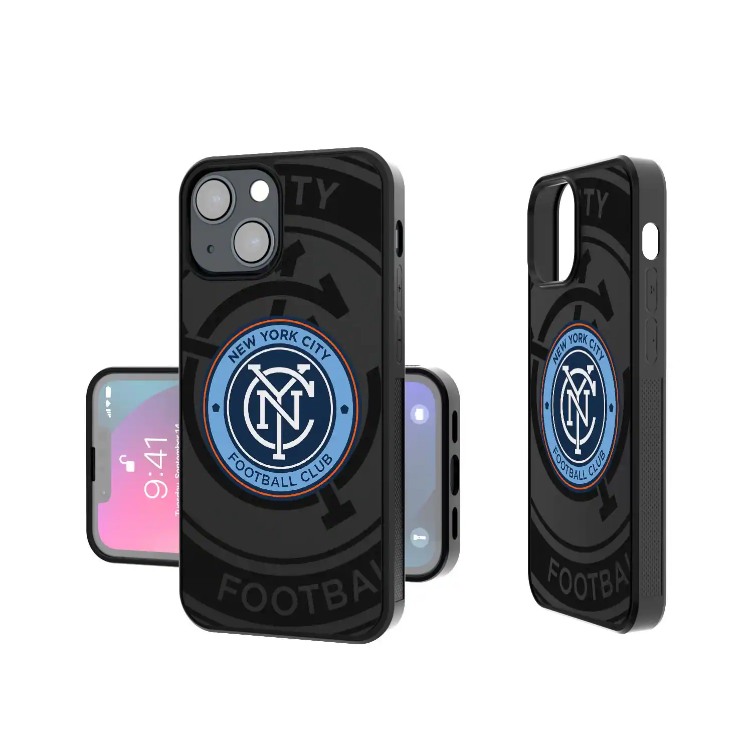 Keyscaper - MLS - New York City FC Bump Case with 8.2ft Drop Protection - 15 Pro Max - Multicolor