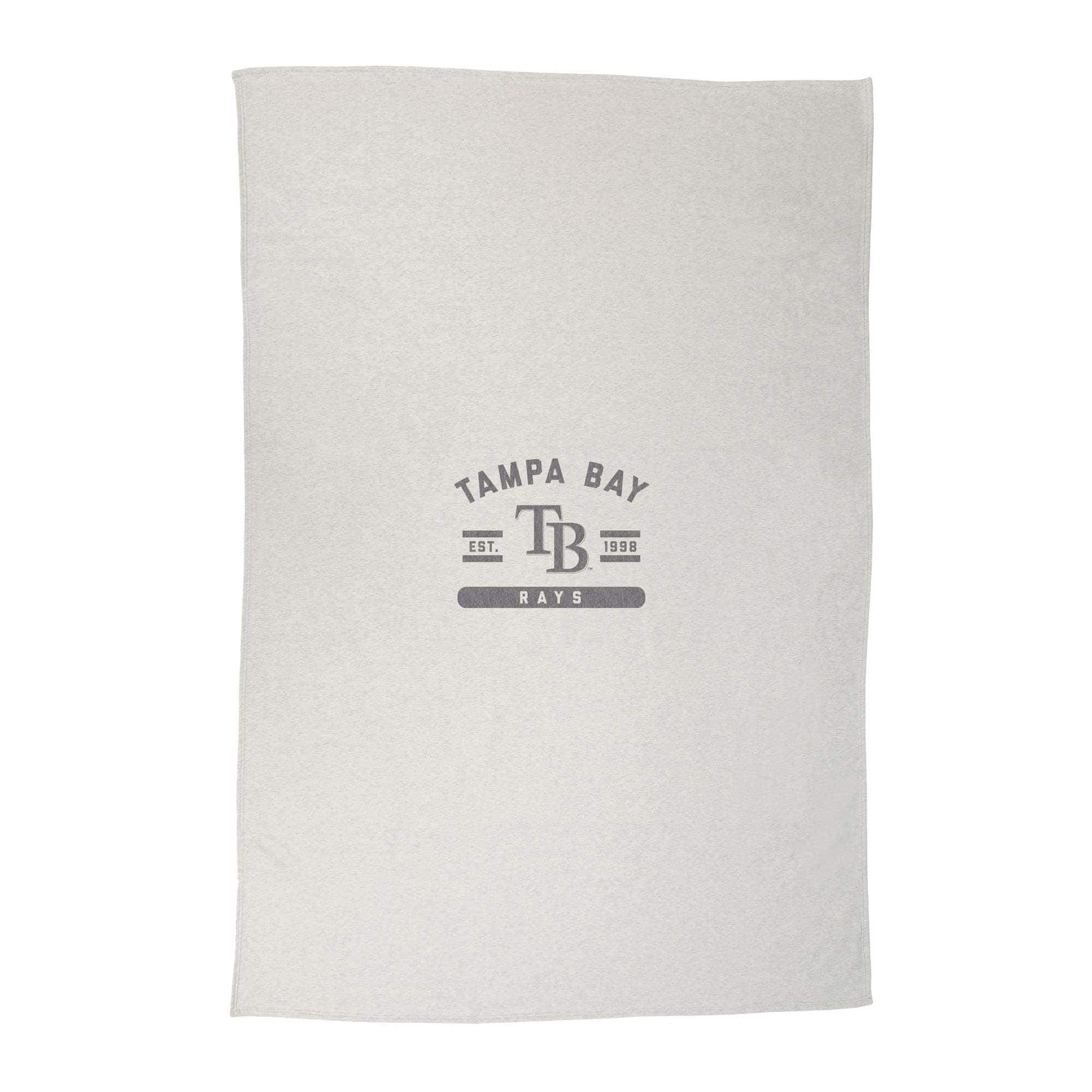 Logo Brands - Tampa Bay Rays 54'' x 84'' Sweatshirt Blanket - Multicolor