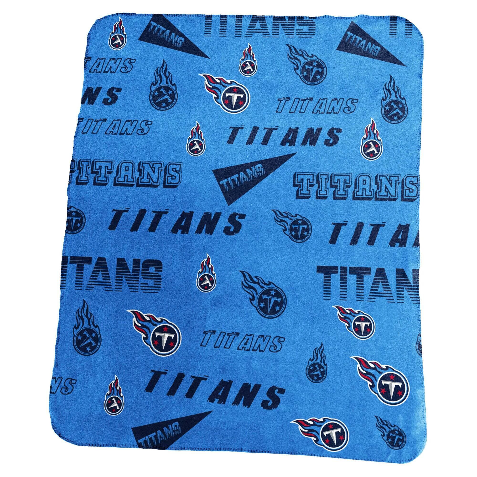 Logo Brands - Tennessee Titans 50" x 60" Classic Fleece Blanket - Multicolor