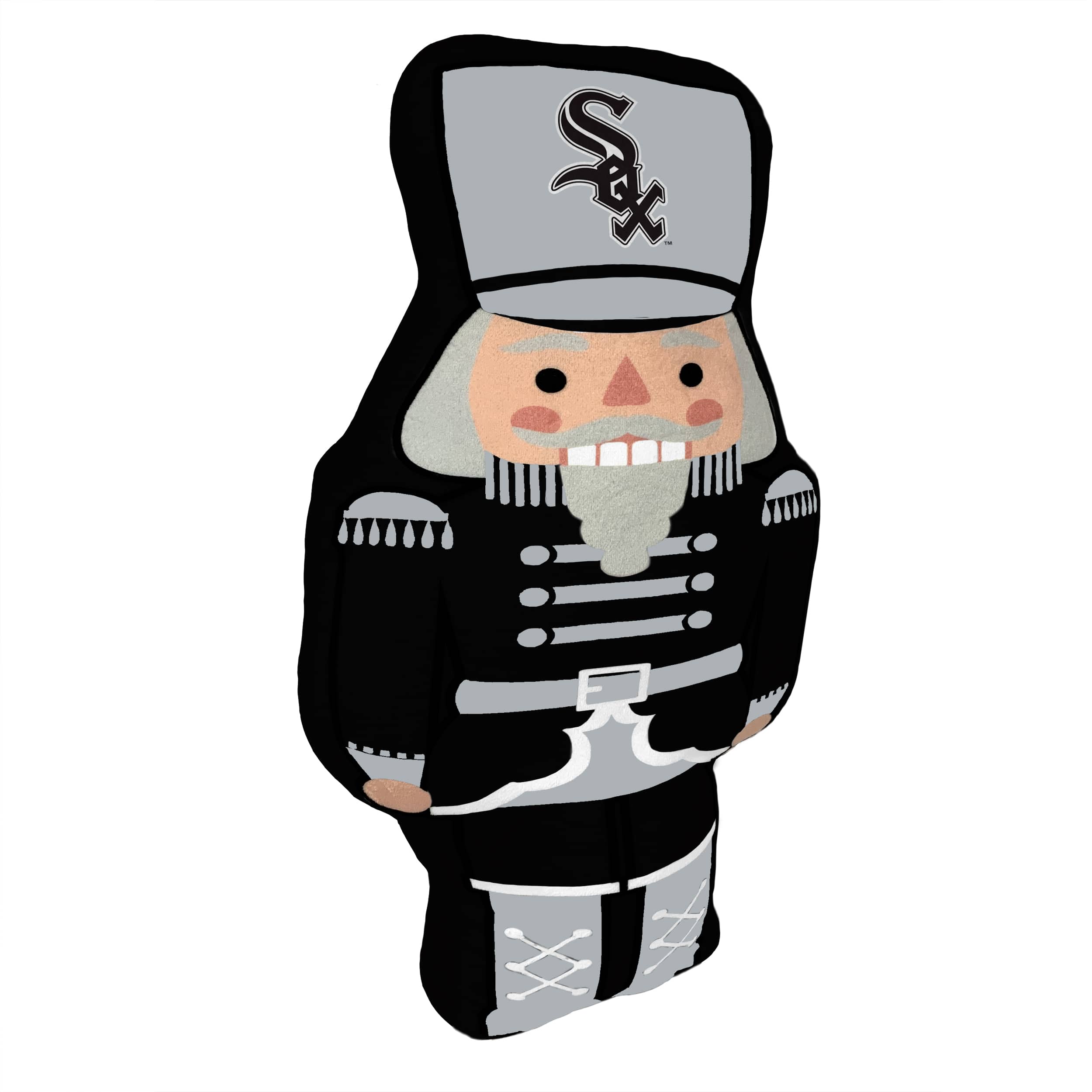 Pegasus - Chicago White Sox Nutcracker Plushlete Pillow - Black