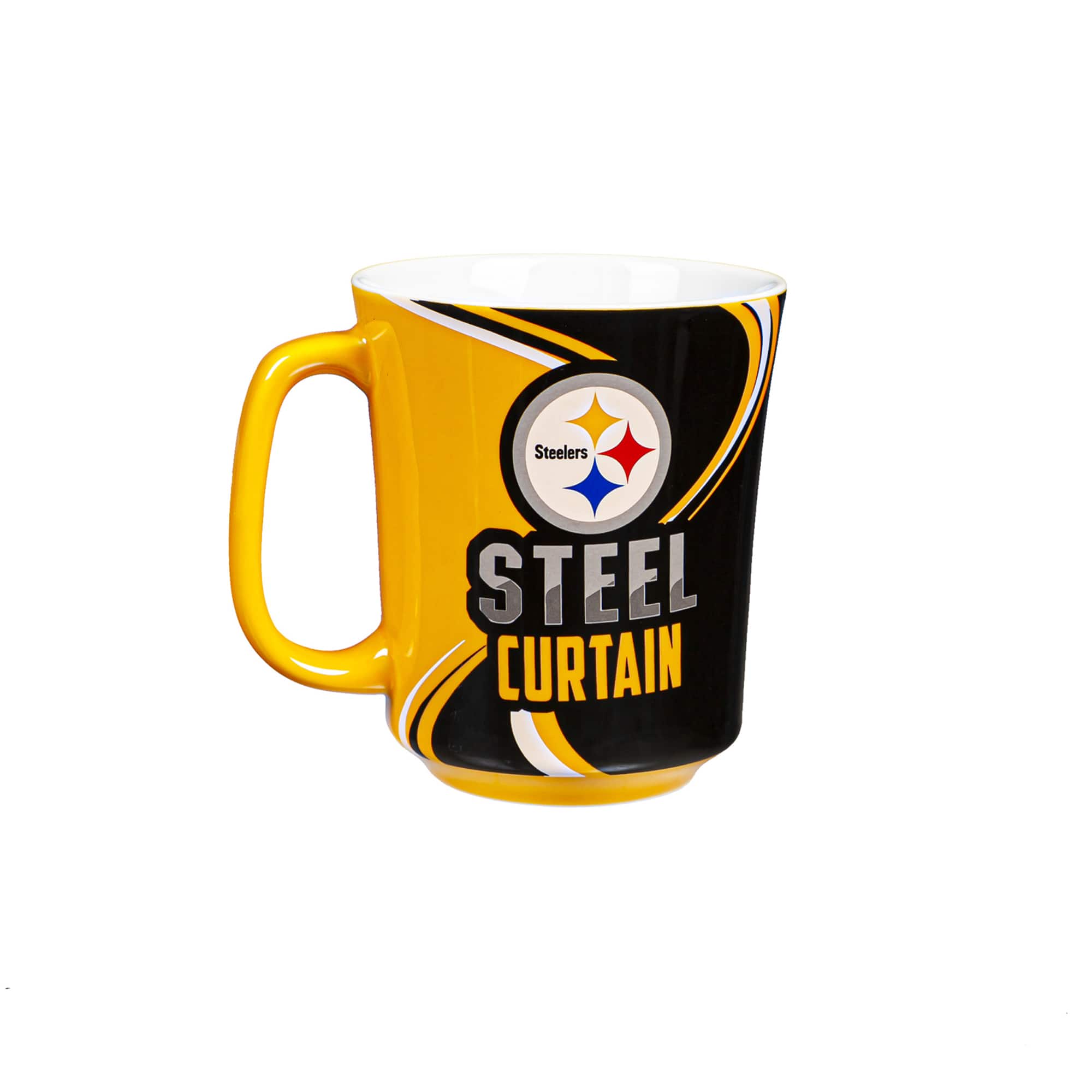 Evergreen Enterprises - Pittsburgh Steelers 14oz. Ceramic Mug with Matching Box - Multicolor