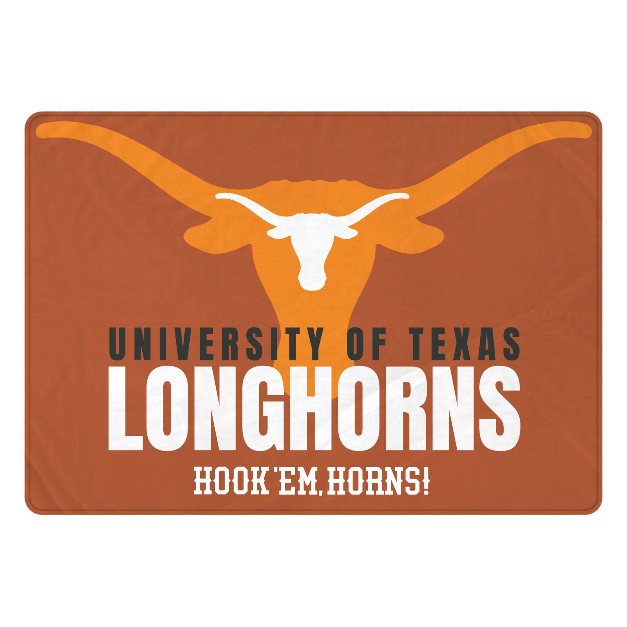 Pegasus - Texas Longhorns 60" x 90" Oversized Slogan Fade Ultra Cozy FAN-mily Blanket - Multicolor
