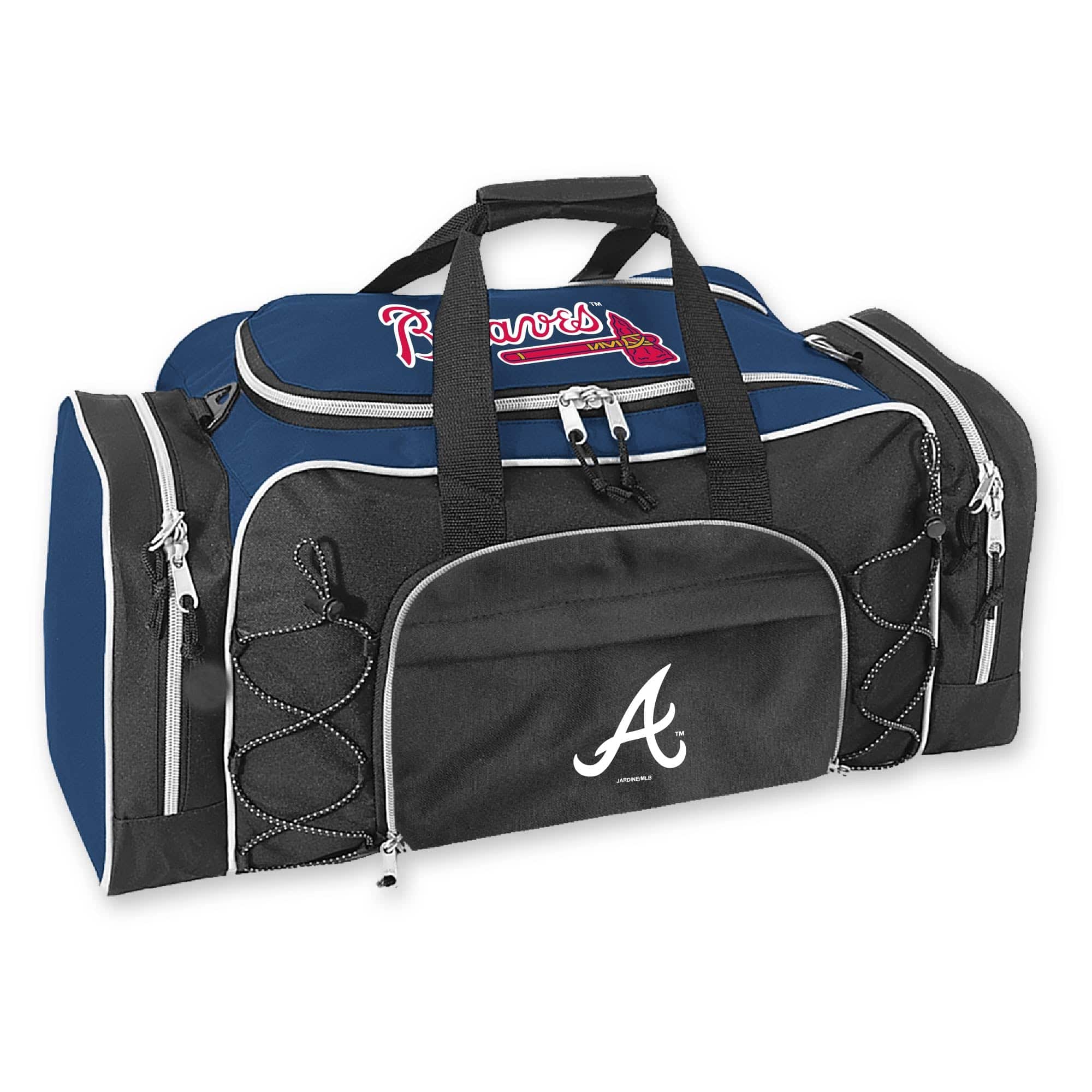 Jardine - Atlanta Braves Action Duffel Bag - Navy
