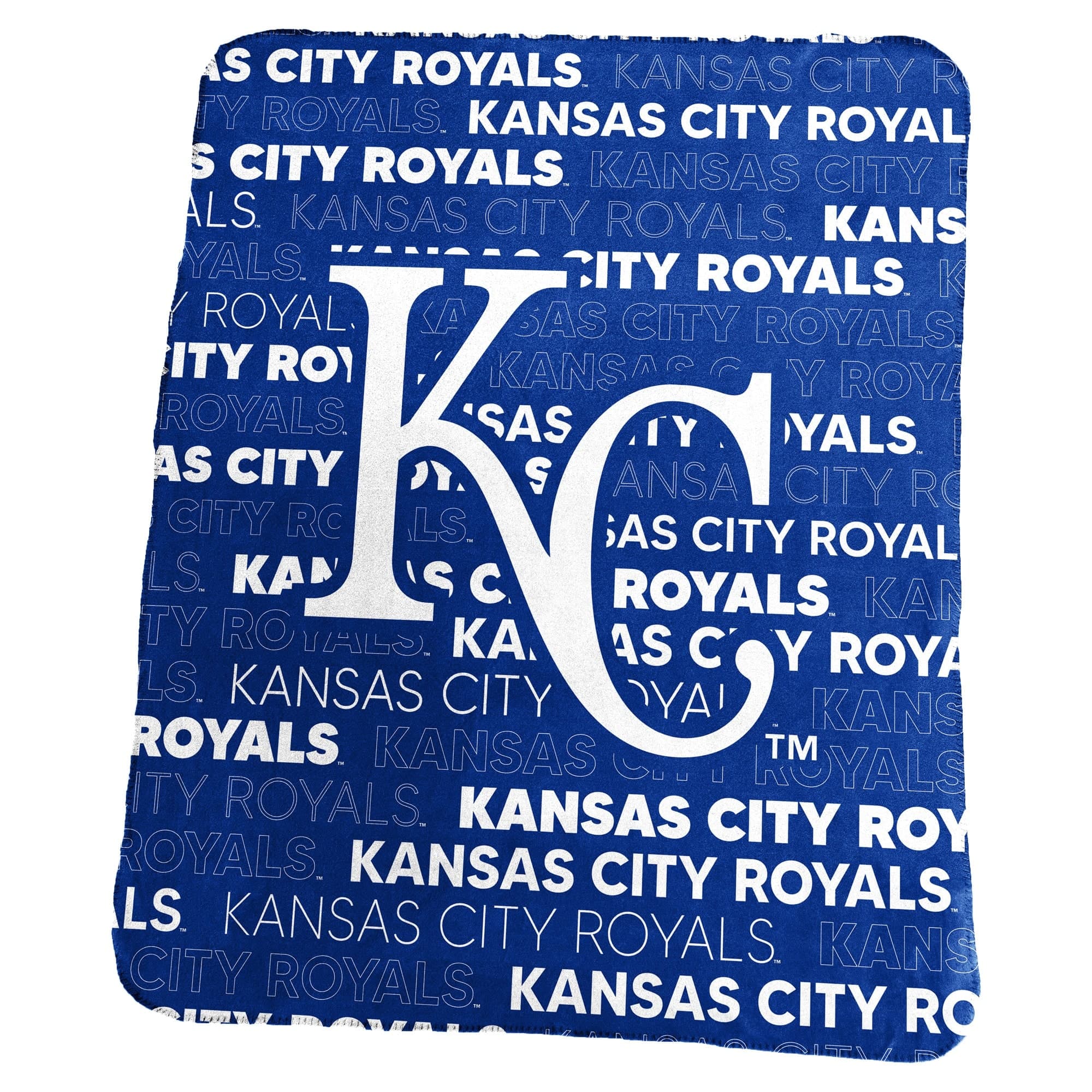 Logo Brands - Kansas City Royals 50" x 60" Classic Fleece Throw Blanket - Multicolor