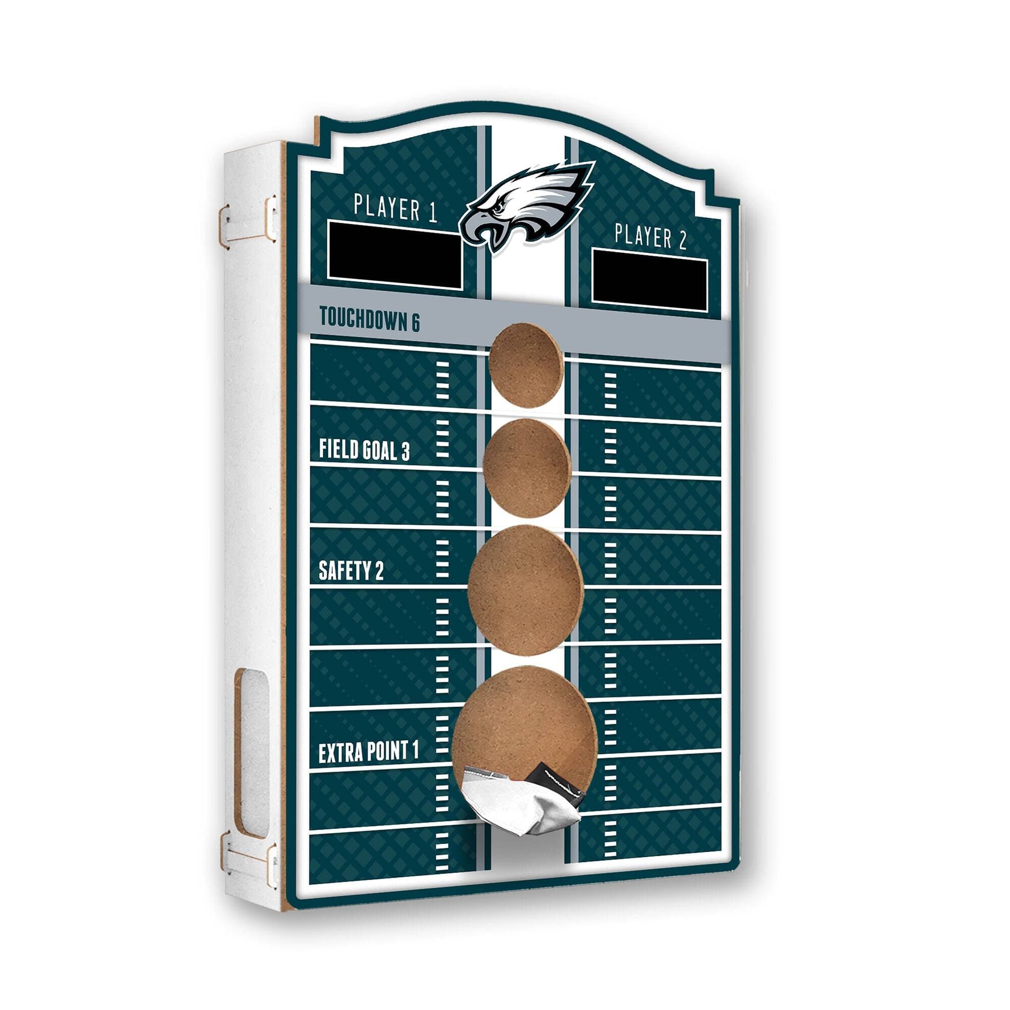 Fan Creations - Philadelphia Eagles Hanging Bean Bag Toss Game - Multicolor
