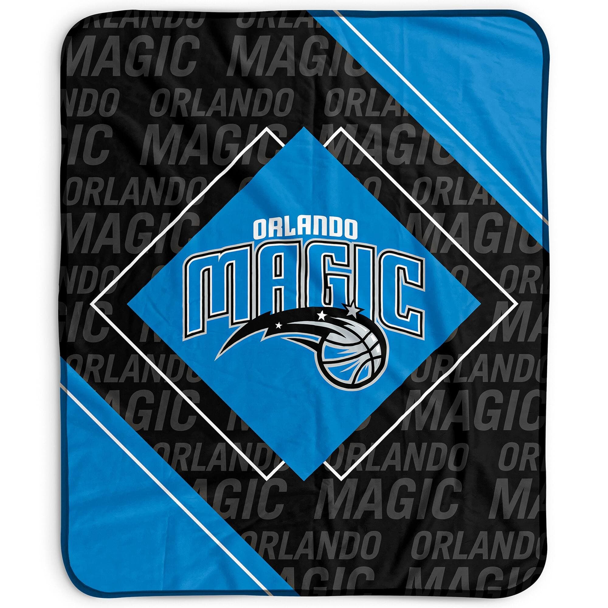 Pegasus - Orlando Magic 50" x 60" Diamond Logo Fleece Blanket - Multicolor