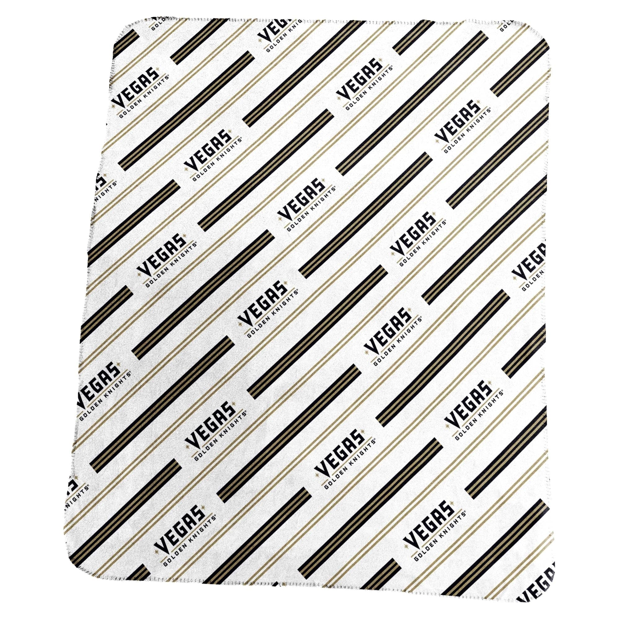 Logo Brands - Vegas Golden Knights 50" x 60" Classic Vertical Stripe Fleece Throw Blanket - Multicolor