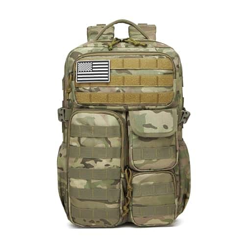 Stamp n Camp - Men's Backpack - Waterproof With Multiple Pockets And Gear For The Outdoors - Cp-25L