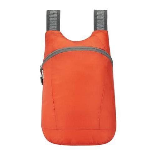 Stamp n Camp - Foldable Lightweight Hiking Backpack 15l Packable Traveling Daypack Men Women Ultralight Thin Casual Day Pack Bag For - Orange