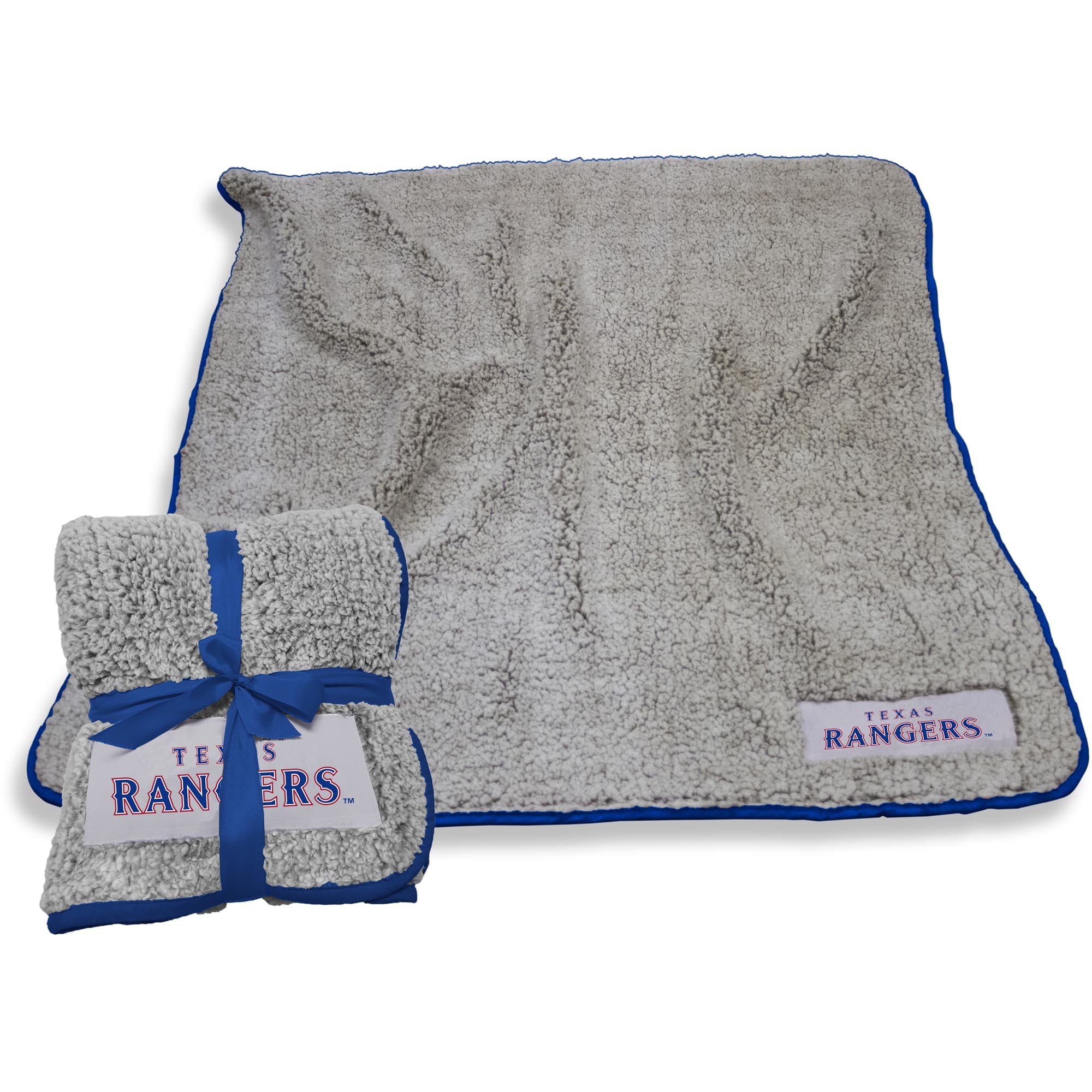 Logo Brands - Texas Rangers 50'' x 60'' Frosty Fleece Team Blanket - Multicolor