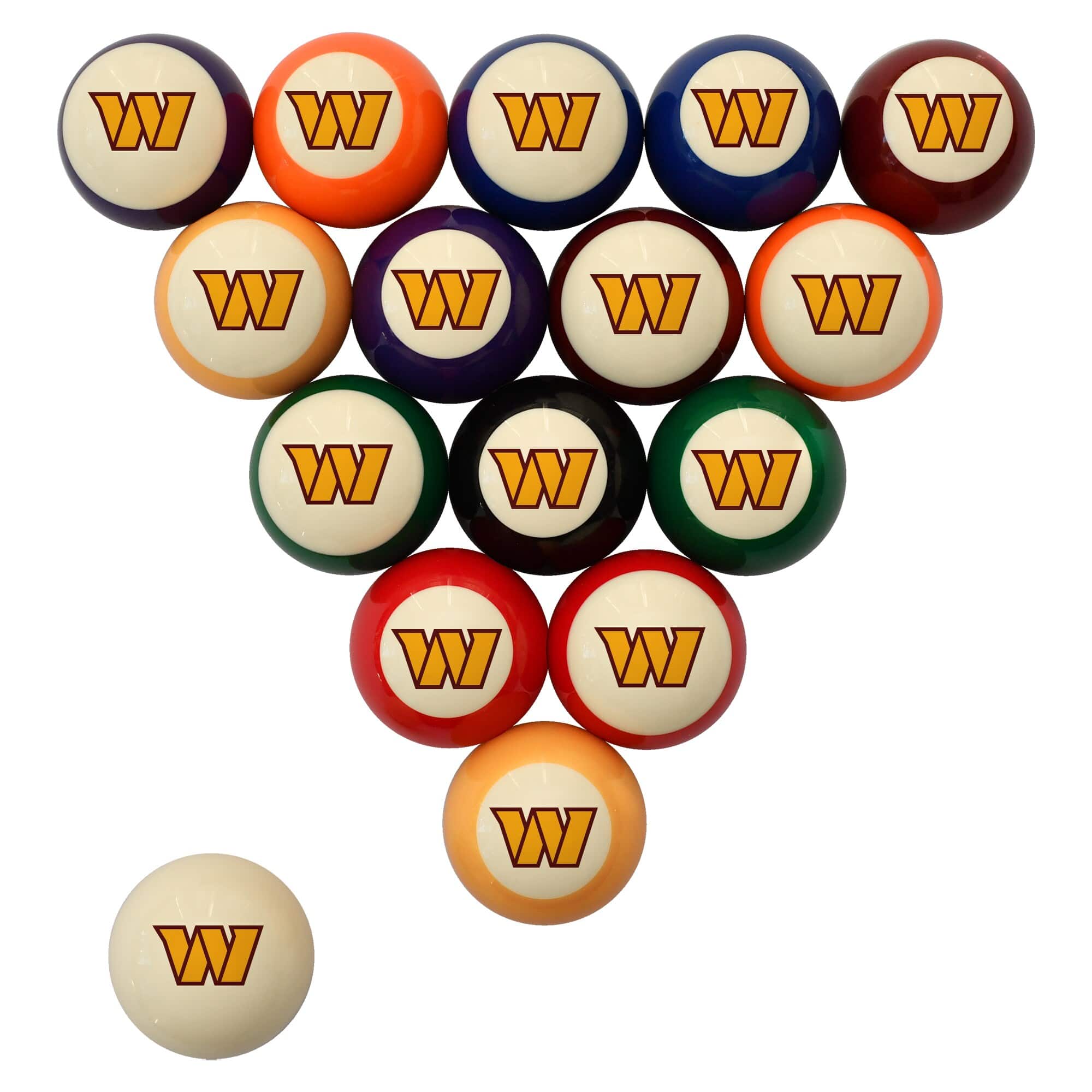 Imperial - Washington Commanders Retro Billiard Ball Set - Multicolor