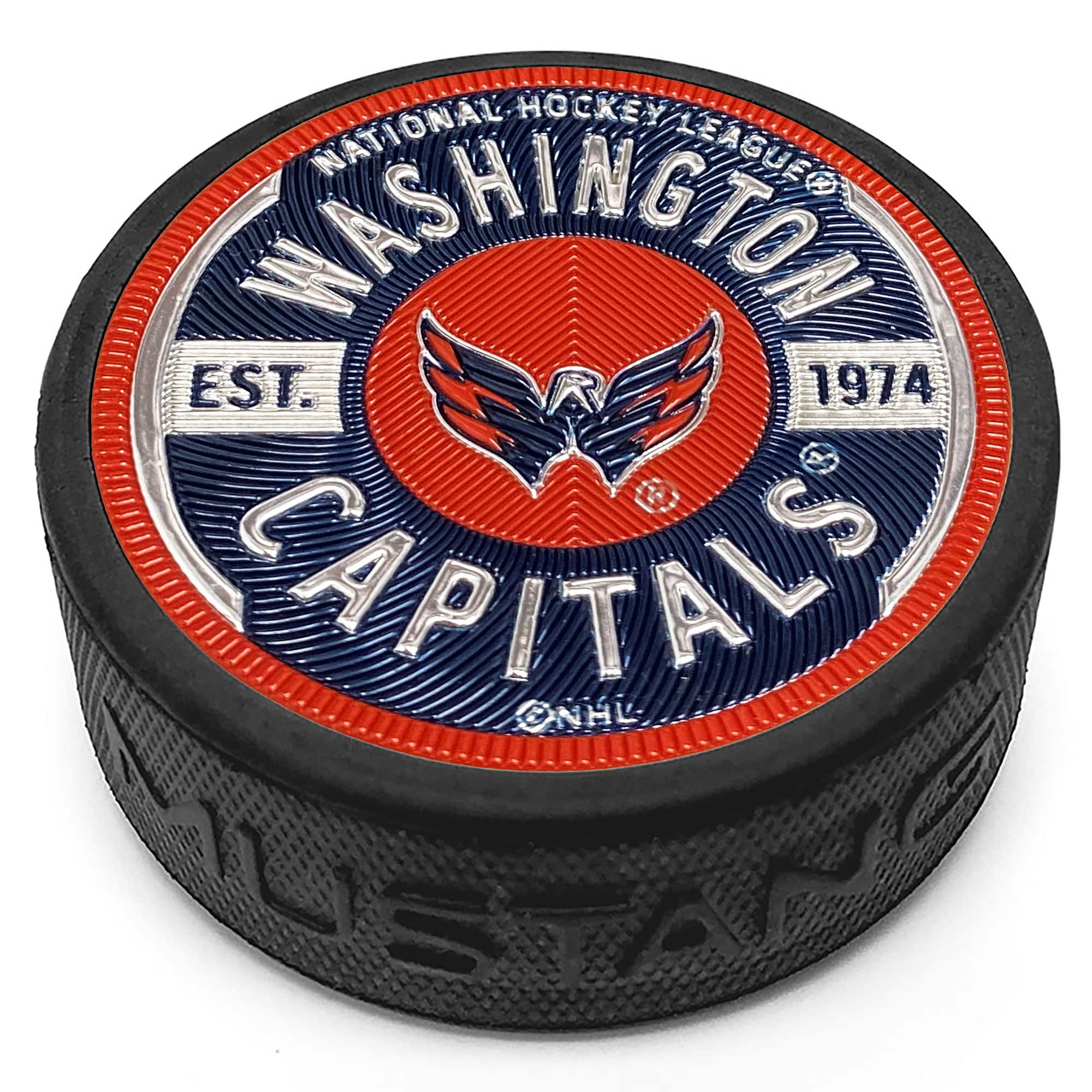 Mustang Drinkware - Washington Capitals 3'' Trimflexx Gear Design Puck - Multicolor