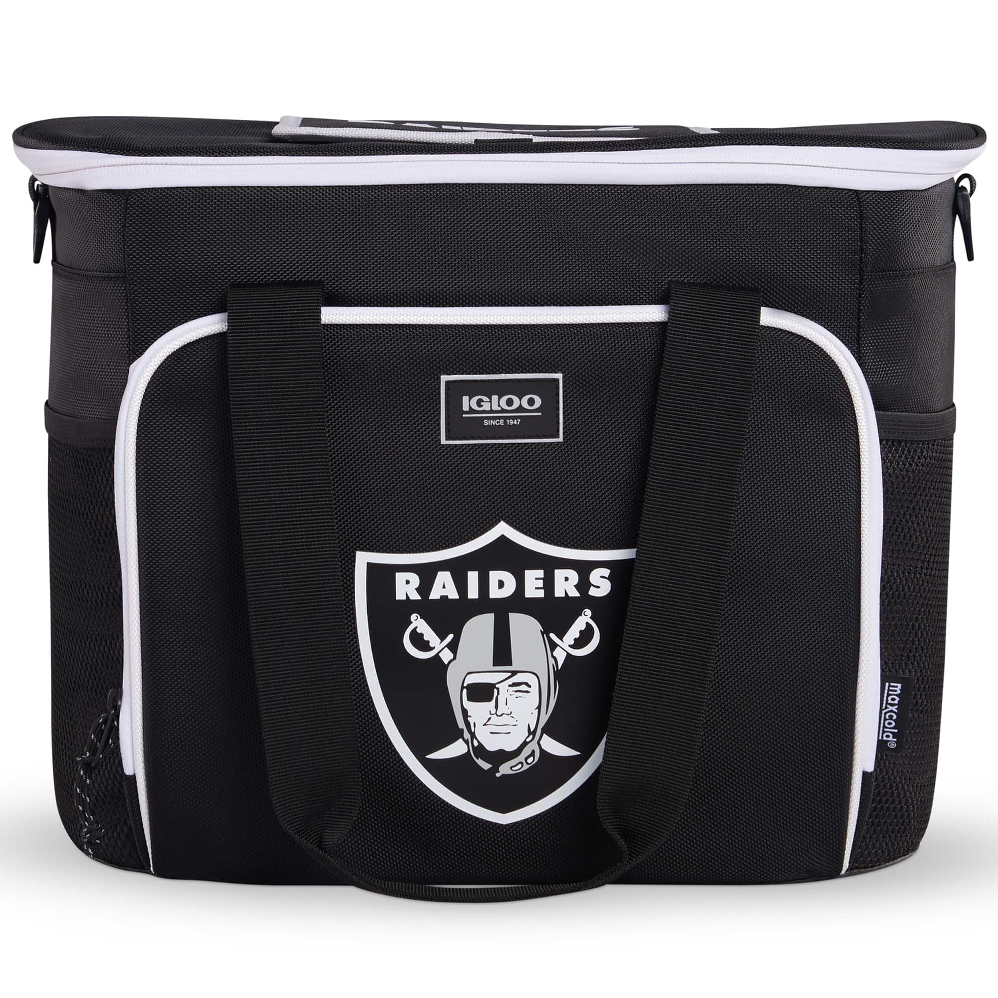 Igloo - Las Vegas Raiders 28-Can Tote Cooler - Black