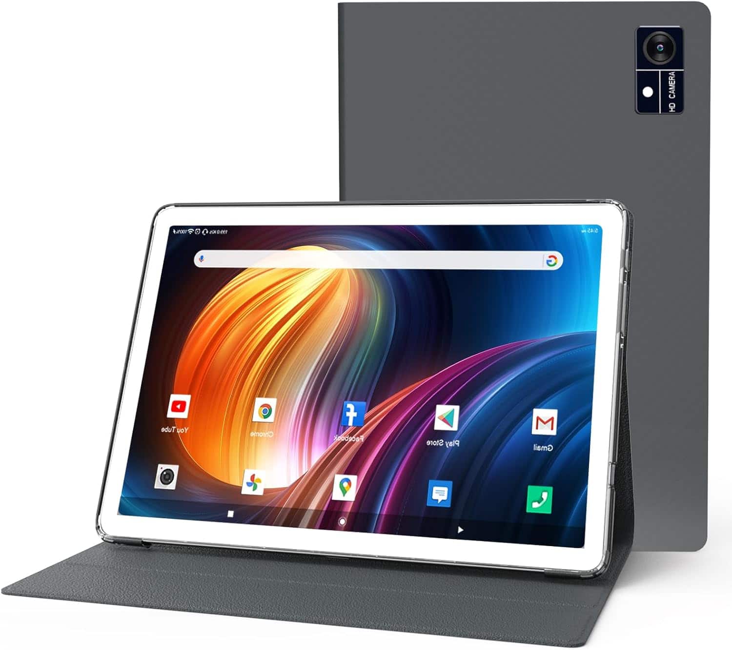 MOONSTARS - Latest 2025 Android 13 Tablet, 128GB ROM+16(8+8)GB RAM+ 512GB Expandable, Octa-Core Tablets 10.1 inch - Silver
