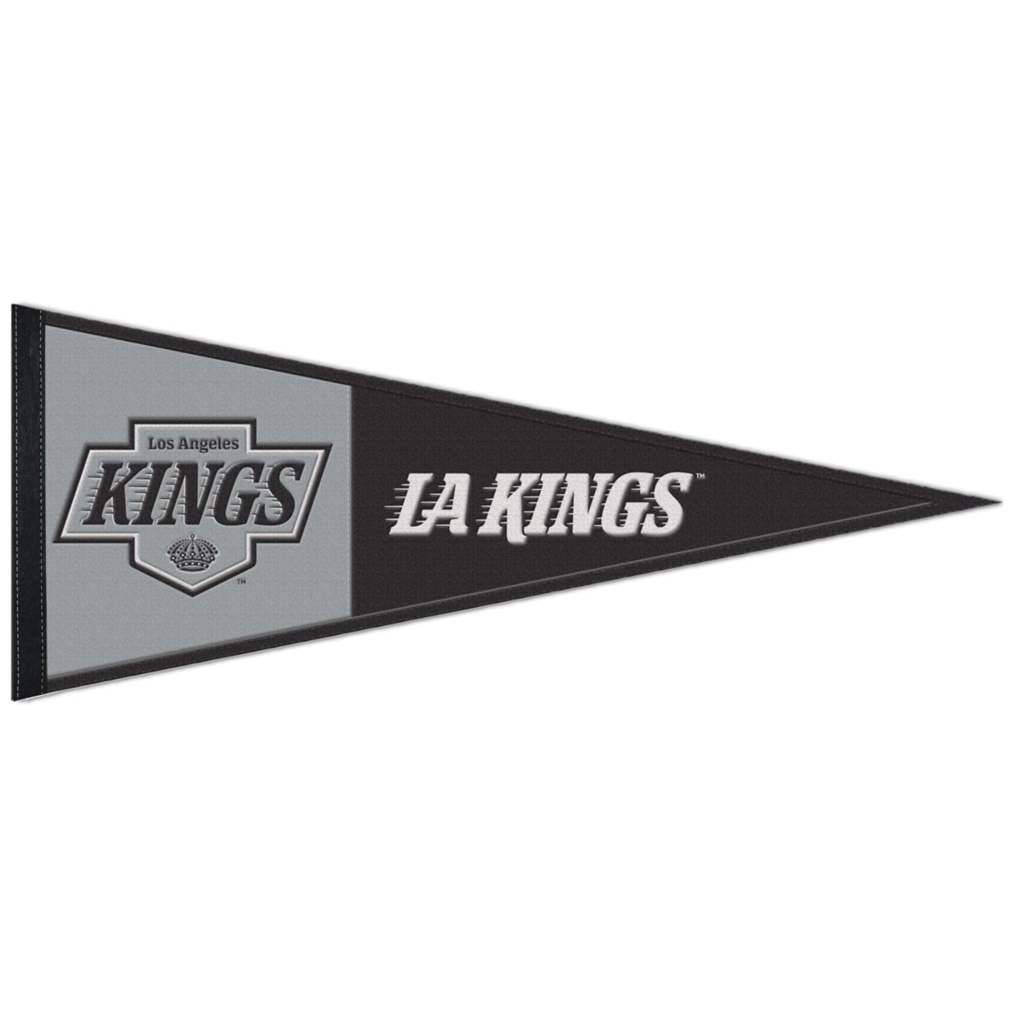 WinCraft - Los Angeles Kings 13" x 32" Retro Logo Wool Pennant - Multicolor