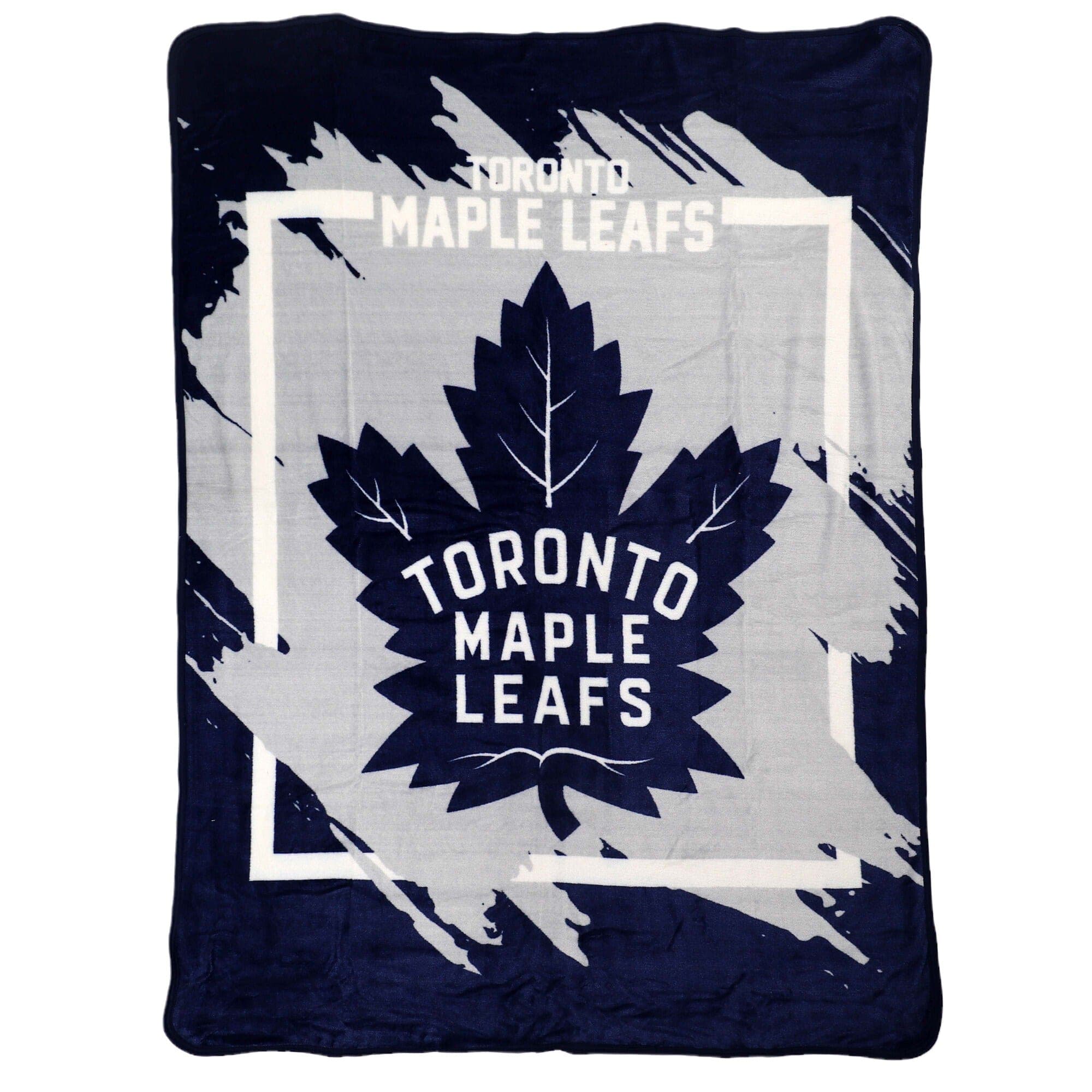 Northwest - Toronto Maple Leafs 46" x 60" Dimensional Micro Raschel Plush Throw Blanket - Navy