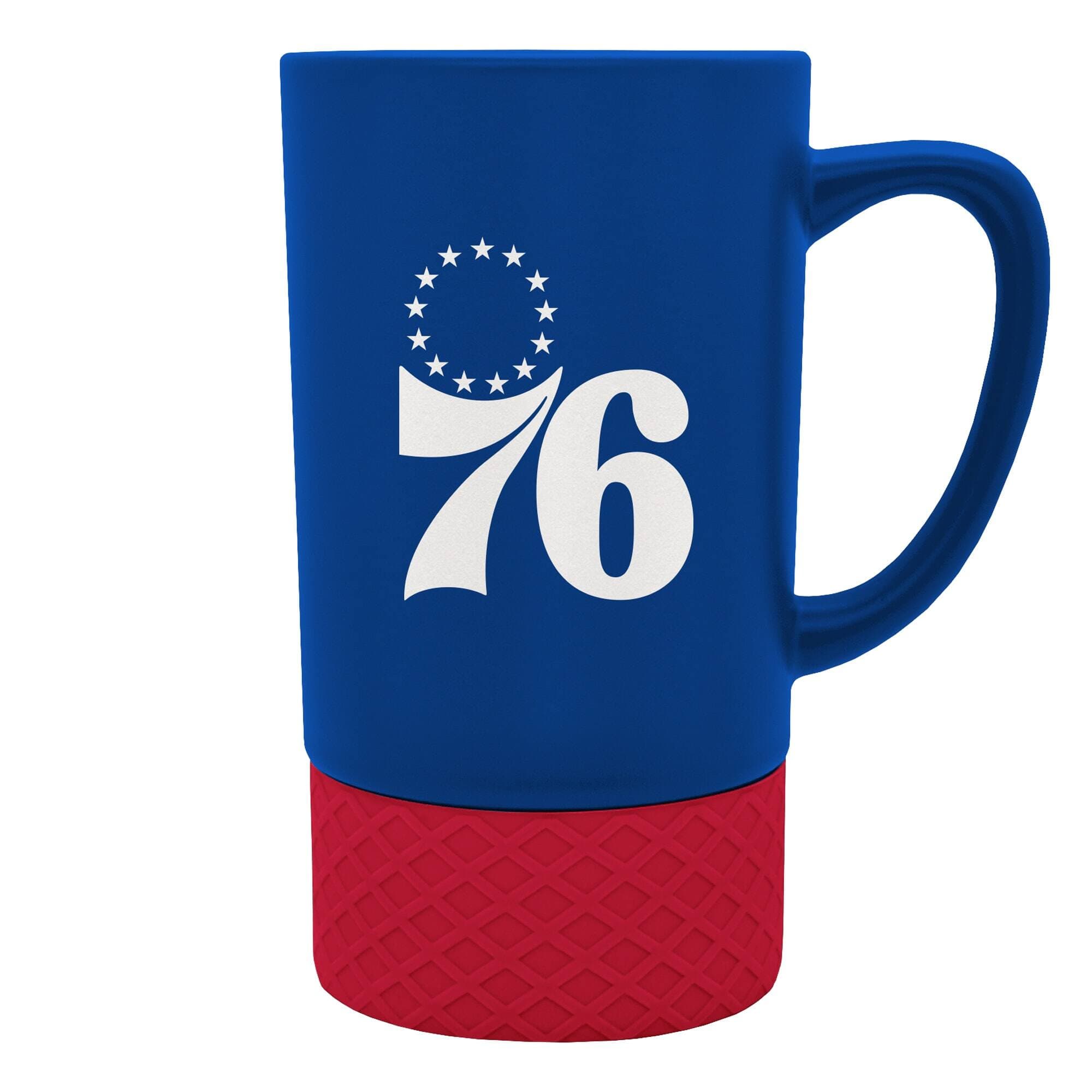 Great American Products - Philadelphia 76ers Team Logo 16oz. Laser Etched Jump Mug - Multicolor