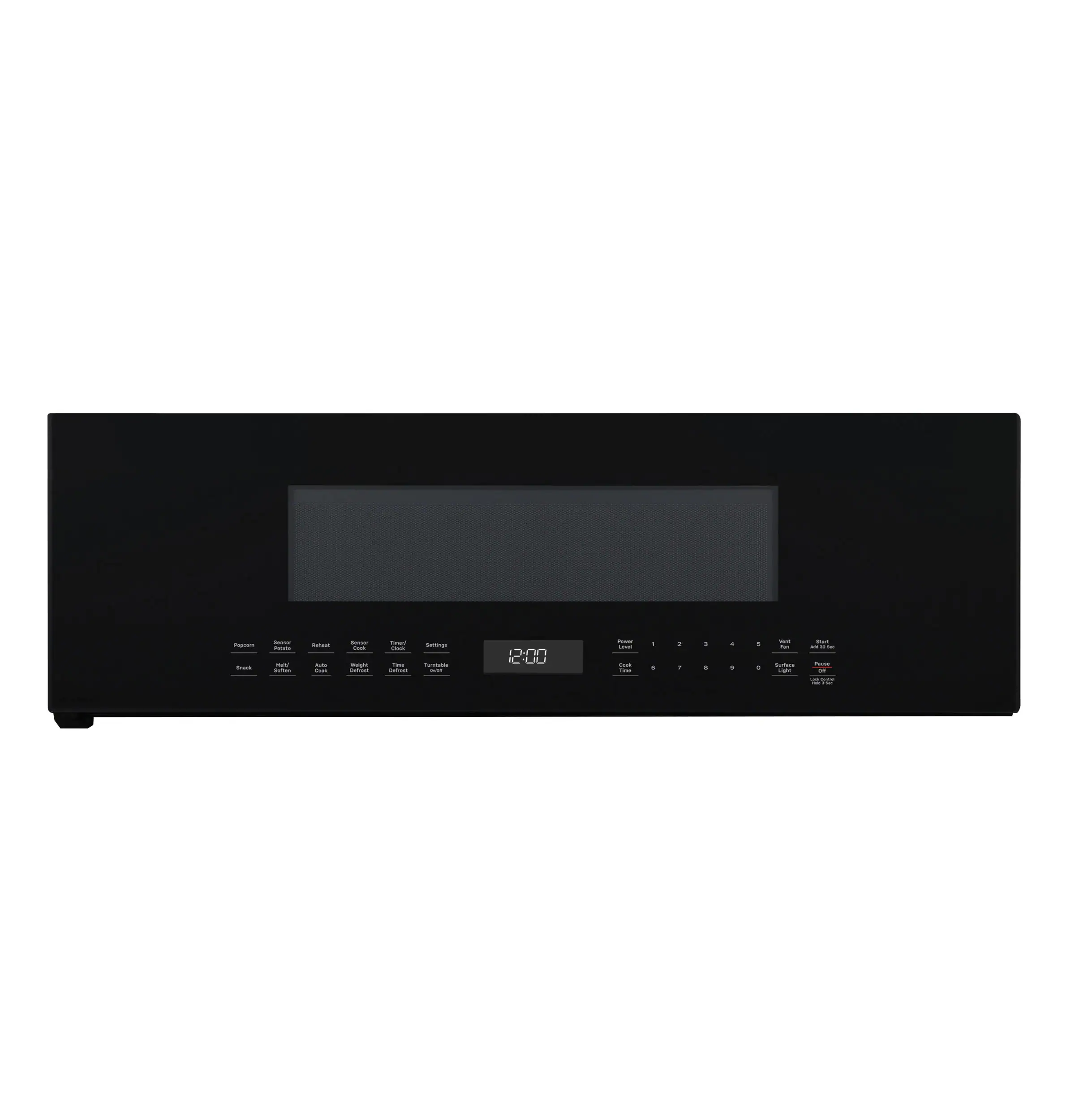 GE Profile - 1.2 Cu. Ft. Over-The-Range Microwave with Sensor Cooking and Low Profile Design - Black