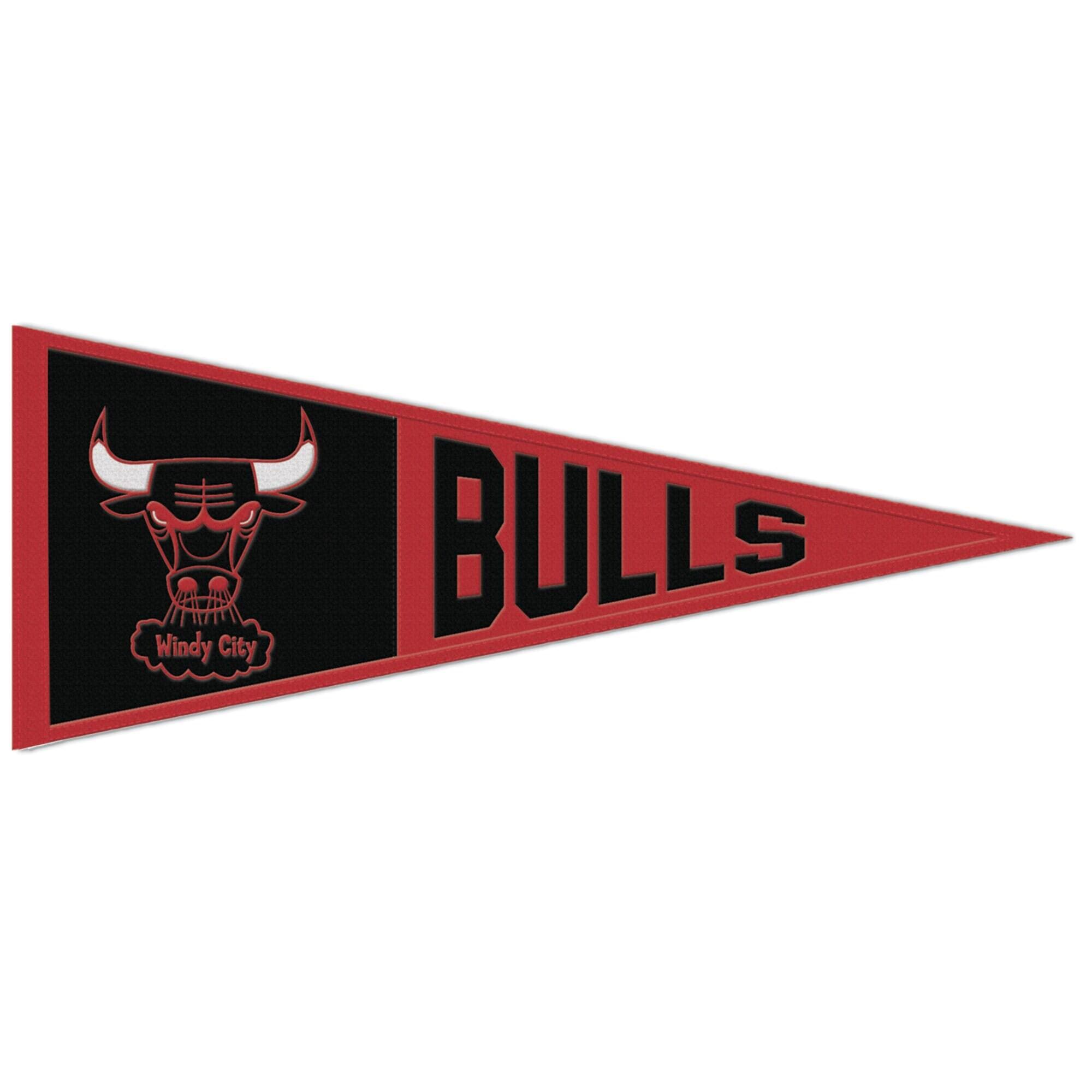 WinCraft - Chicago Bulls 13" x 32" Retro Logo Pennant - Multicolor