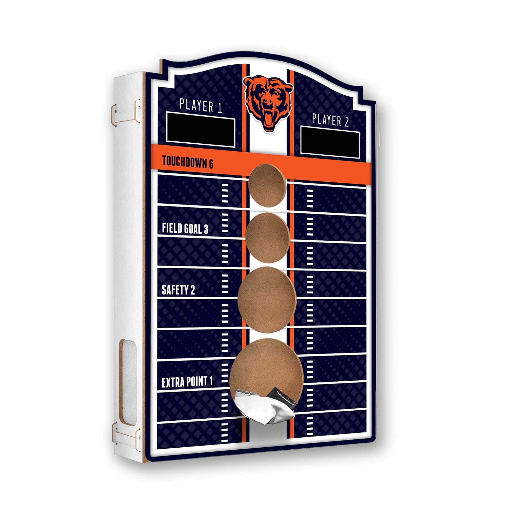 Fan Creations - Chicago Bears Hanging Bean Bag Toss Game - Multicolor