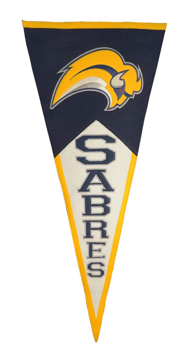 Winning Streak Sports - Buffalo Sabres NHL GIANT SIZE Pennant 17x40 Wool Pennant - Multi