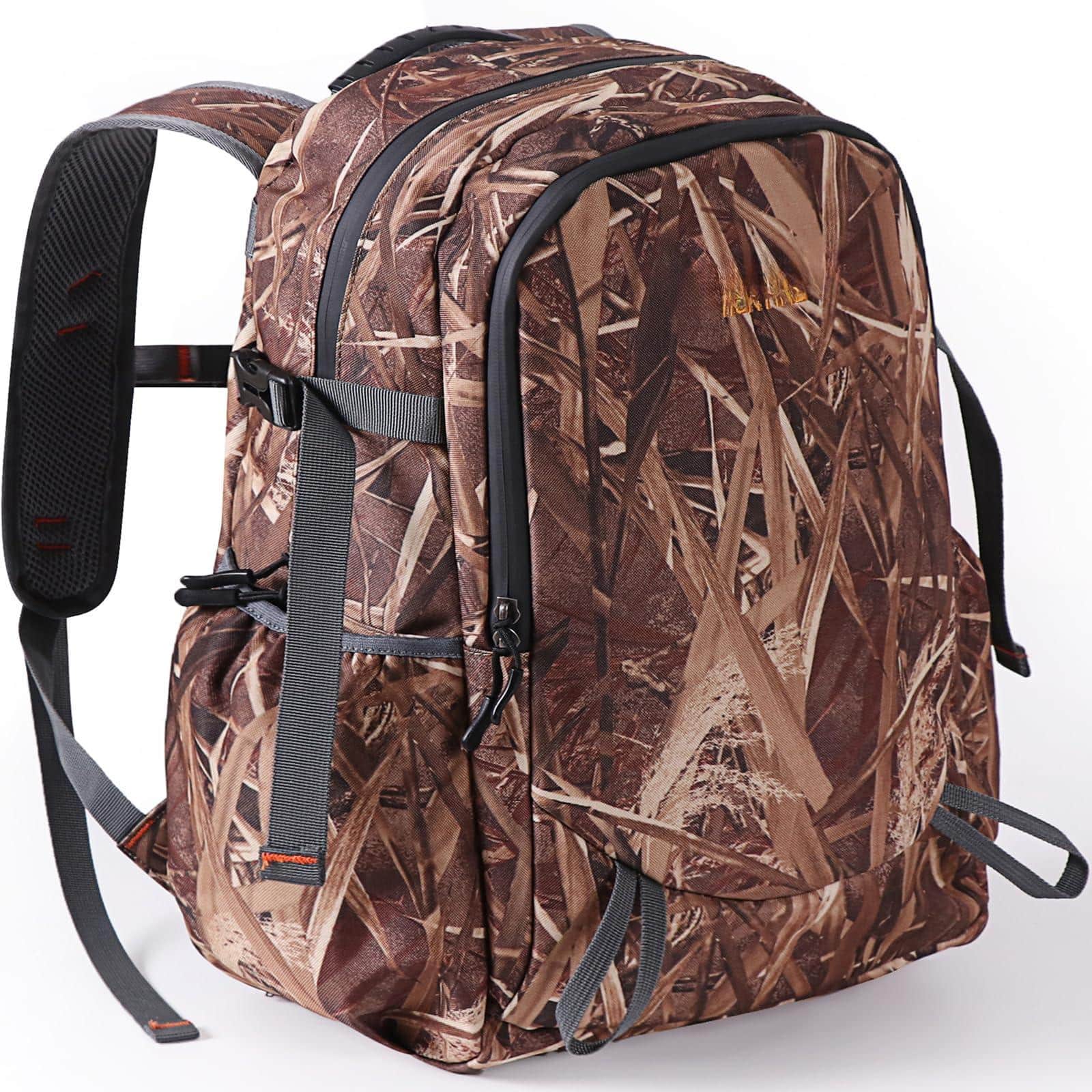 Stamp n Camp - Backpack 30l Camo Day Pack For Gear Ages 7-14 Size 13x6.3x17.7 Inches - Reed