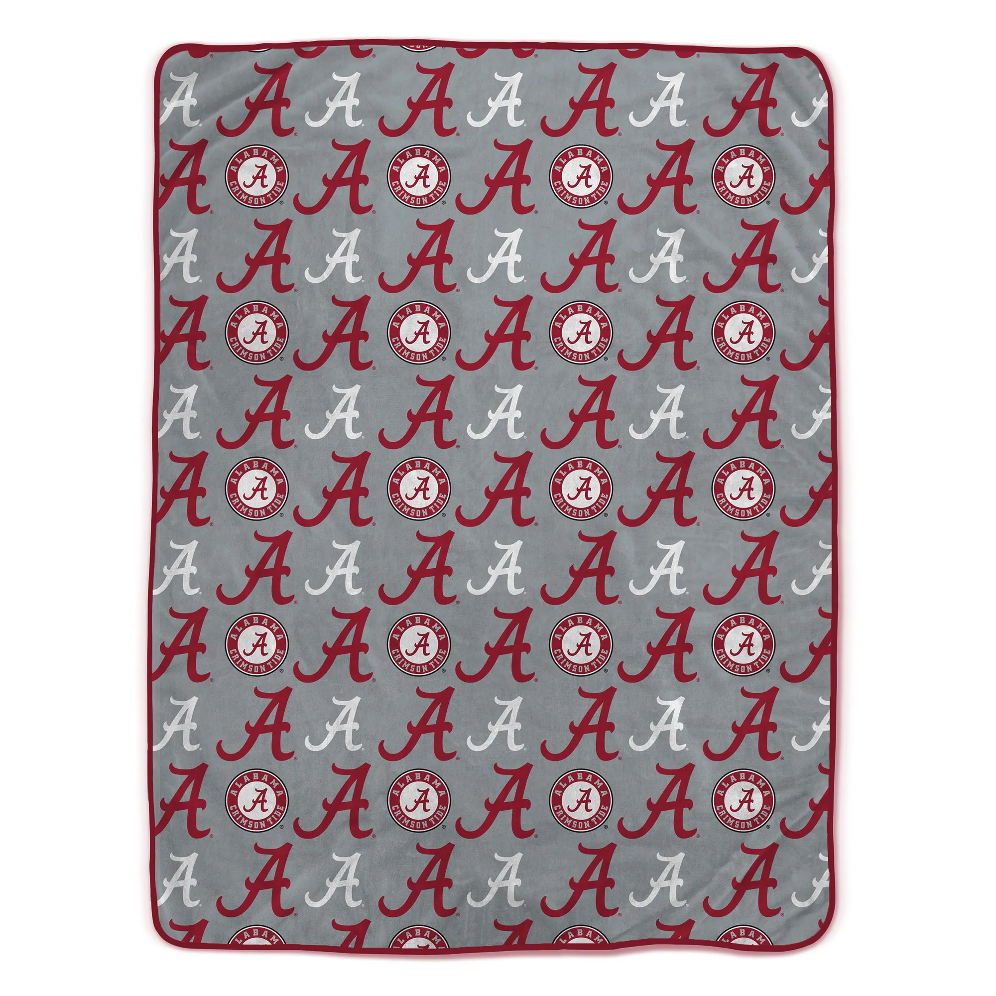 Pegasus - Alabama Crimson Tide 66" x 95" Oversized Logo Roll Ultra Cozy Blanket - Multicolor