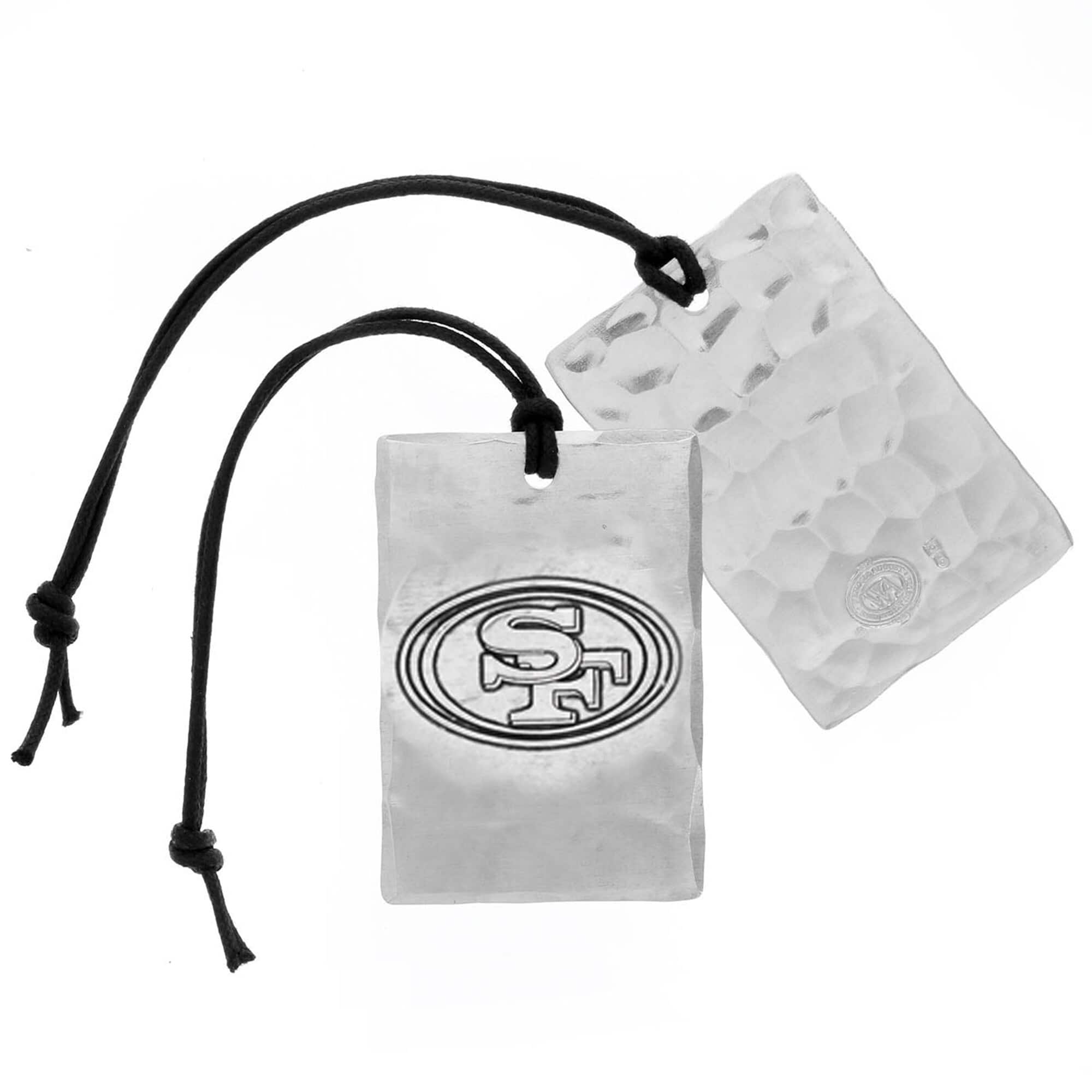 Wendell August Forge - San Francisco 49ers Bag Tag - Silver