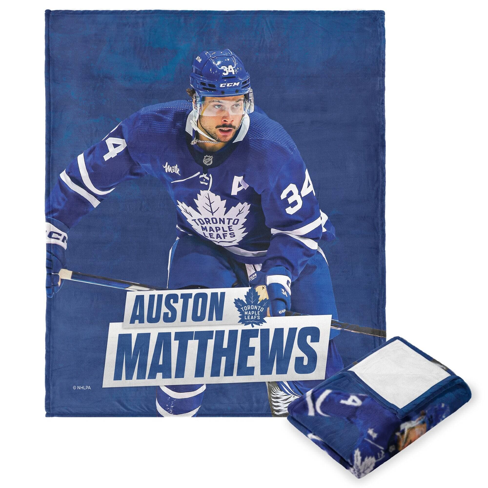 Northwest - Auston Matthews Toronto Maple Leafs 50" x 60" Player Silk Touch Throw Blanket - Multicolor