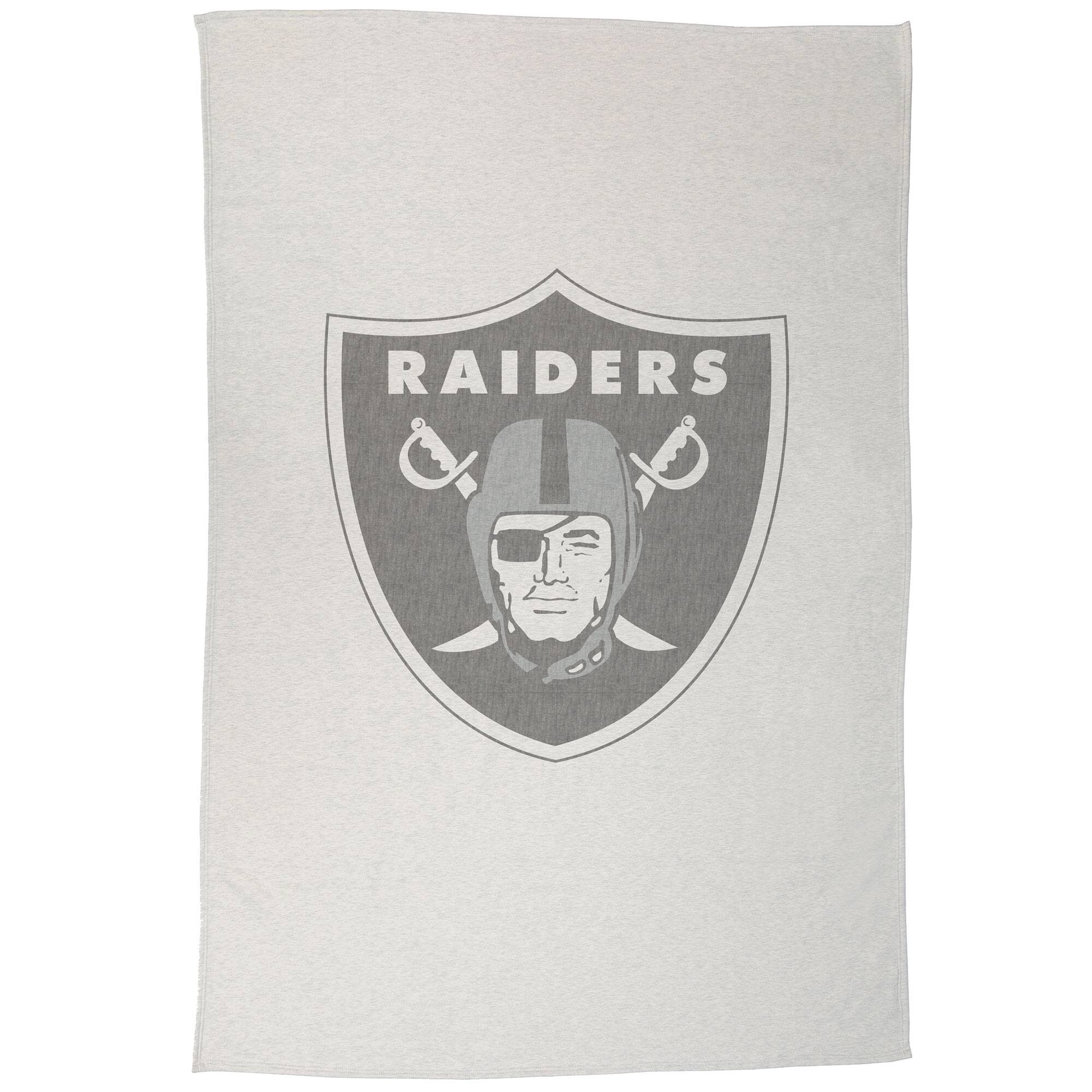 Logo Brands - Las Vegas Raiders 54" x 84" Sweatshirt Blanket - Multicolor