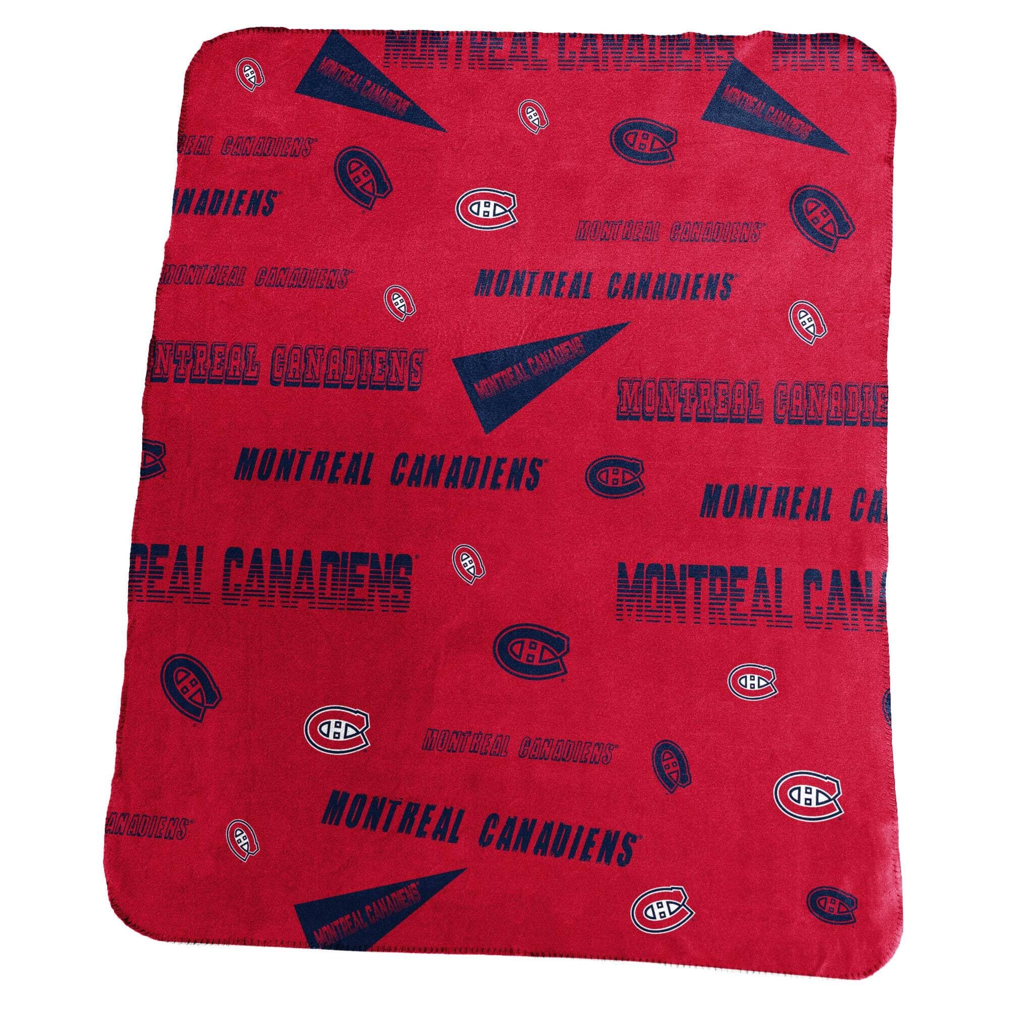 Logo Brands - Montreal Canadiens 50" x 60" Classic Fleece Blanket - Multicolor