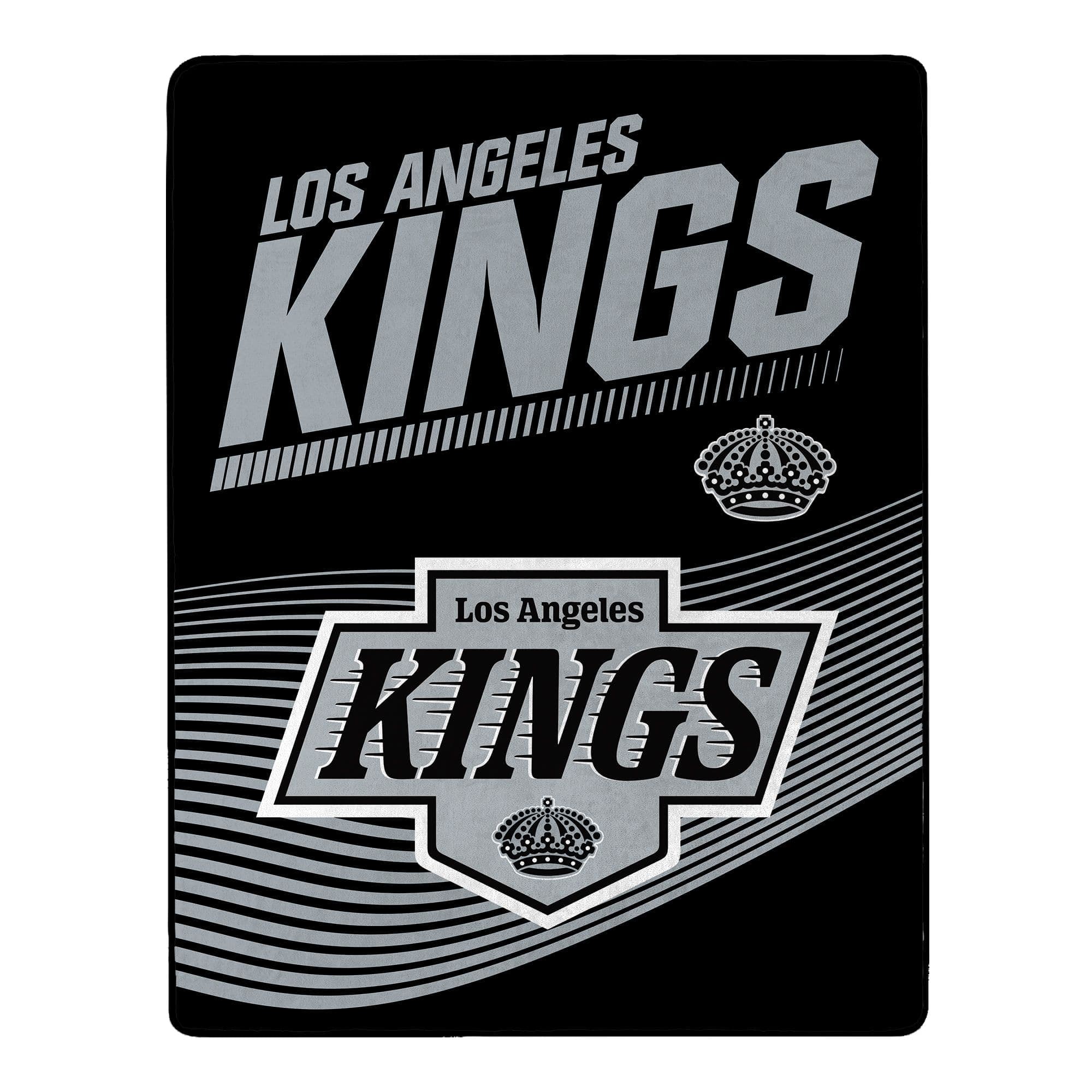 Sweet Home Collection - NHL Los Angeles Kings 60" x 80" Raschel Throw Blanket - Black