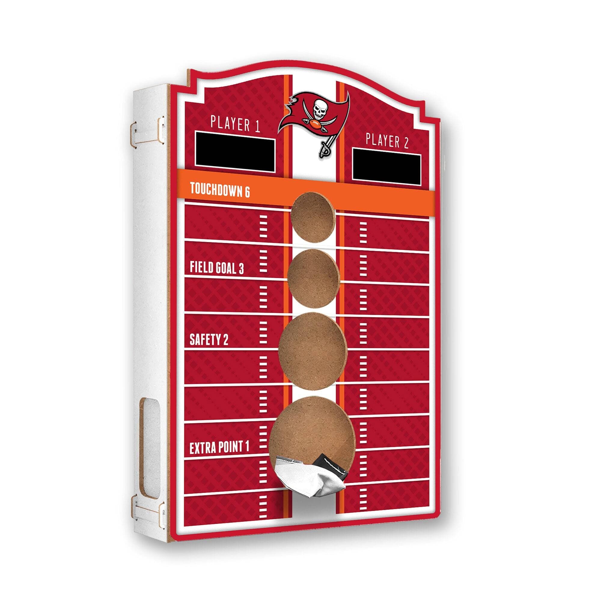 Fan Creations - Tampa Bay Buccaneers Hanging Bean Bag Toss Game - Multicolor