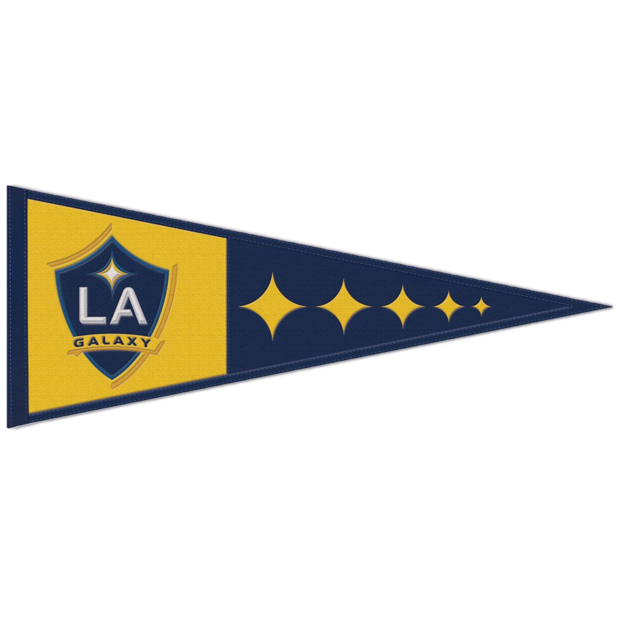 WinCraft - LA Galaxy 13" x 32" Wool Primary Logo Pennant - Multicolor