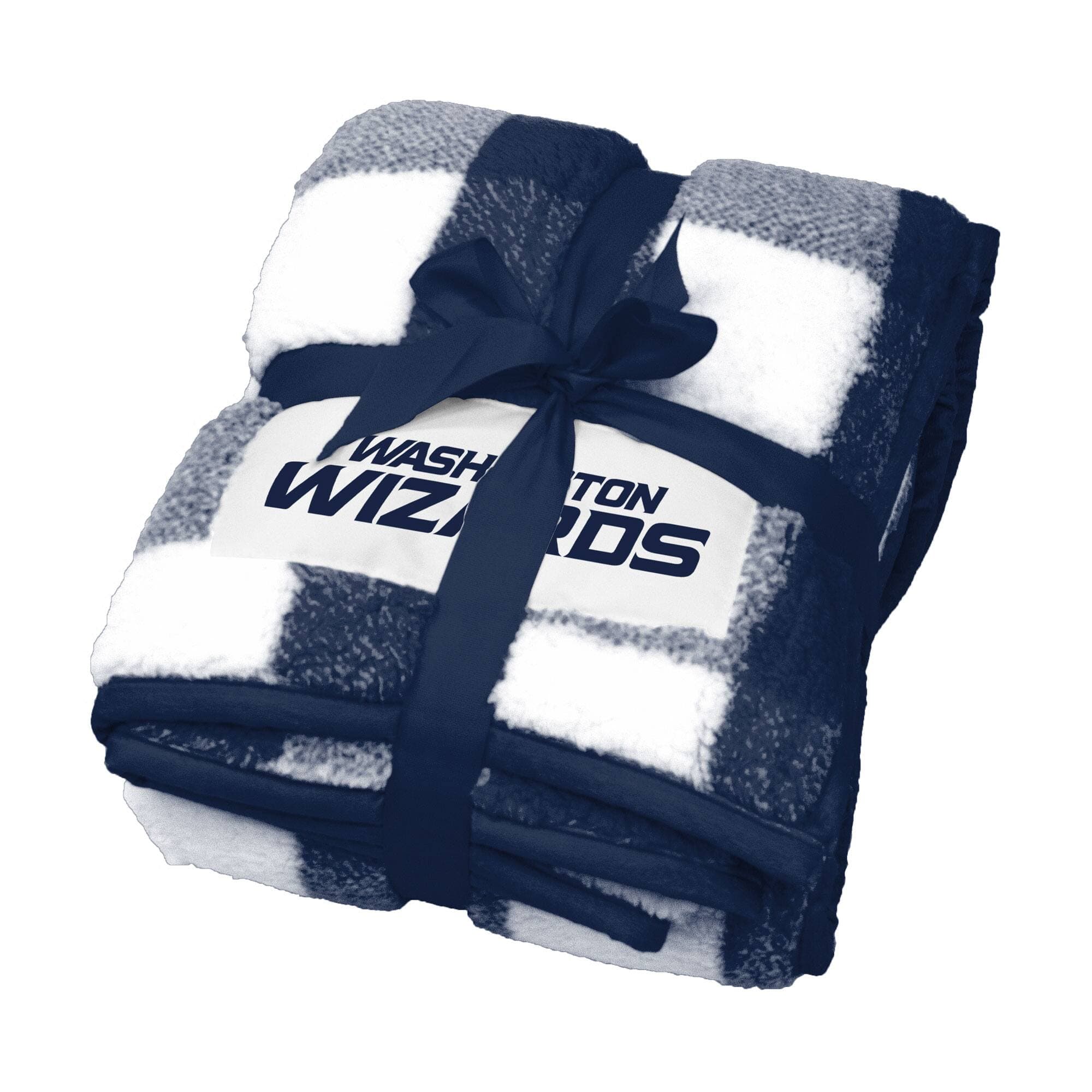 Logo Brands - Washington Wizards 50'' x 60'' Buffalo Check Frost Fleece Blanket - Multicolor