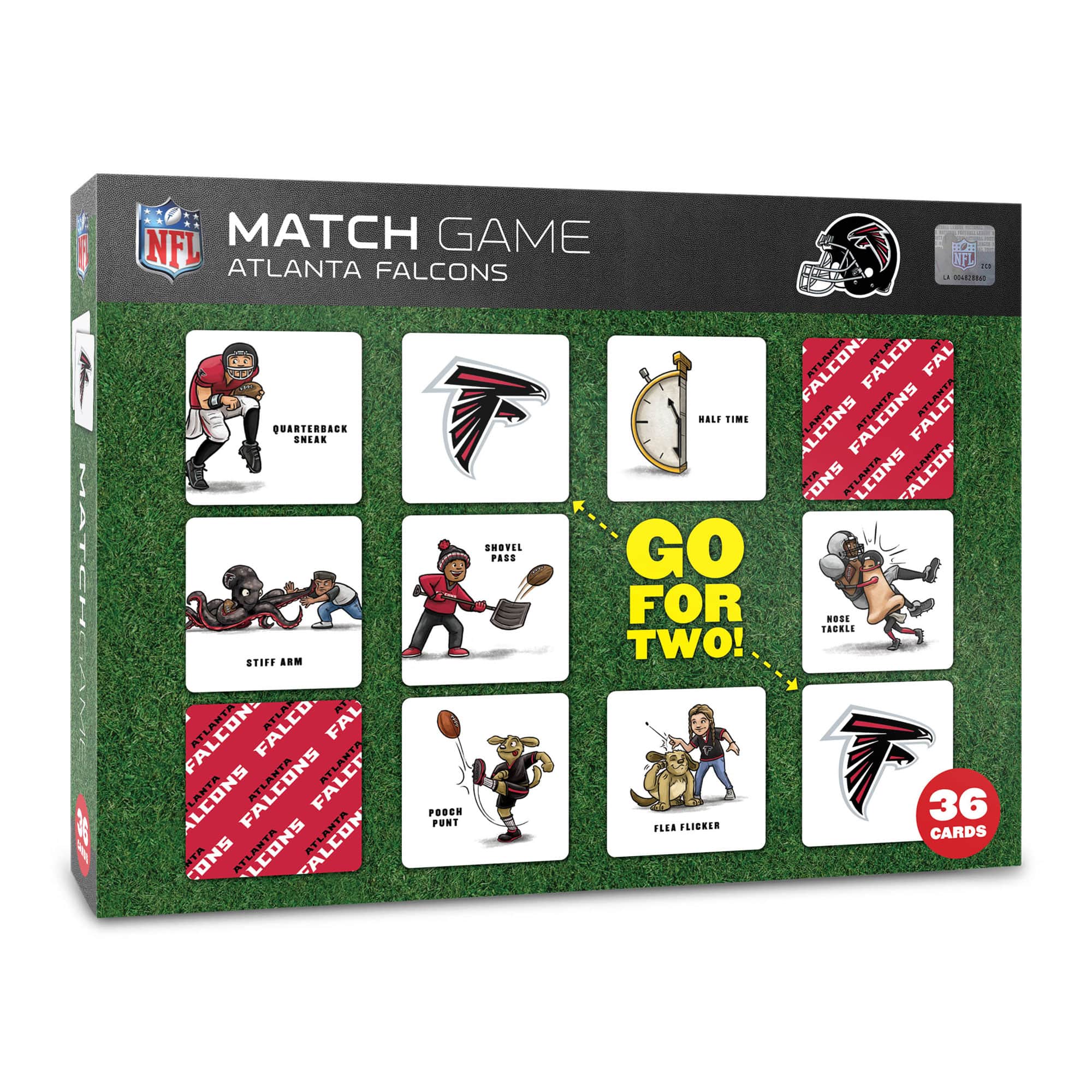 YouTheFan - Atlanta Falcons Licensed Memory Match Game - Multicolor